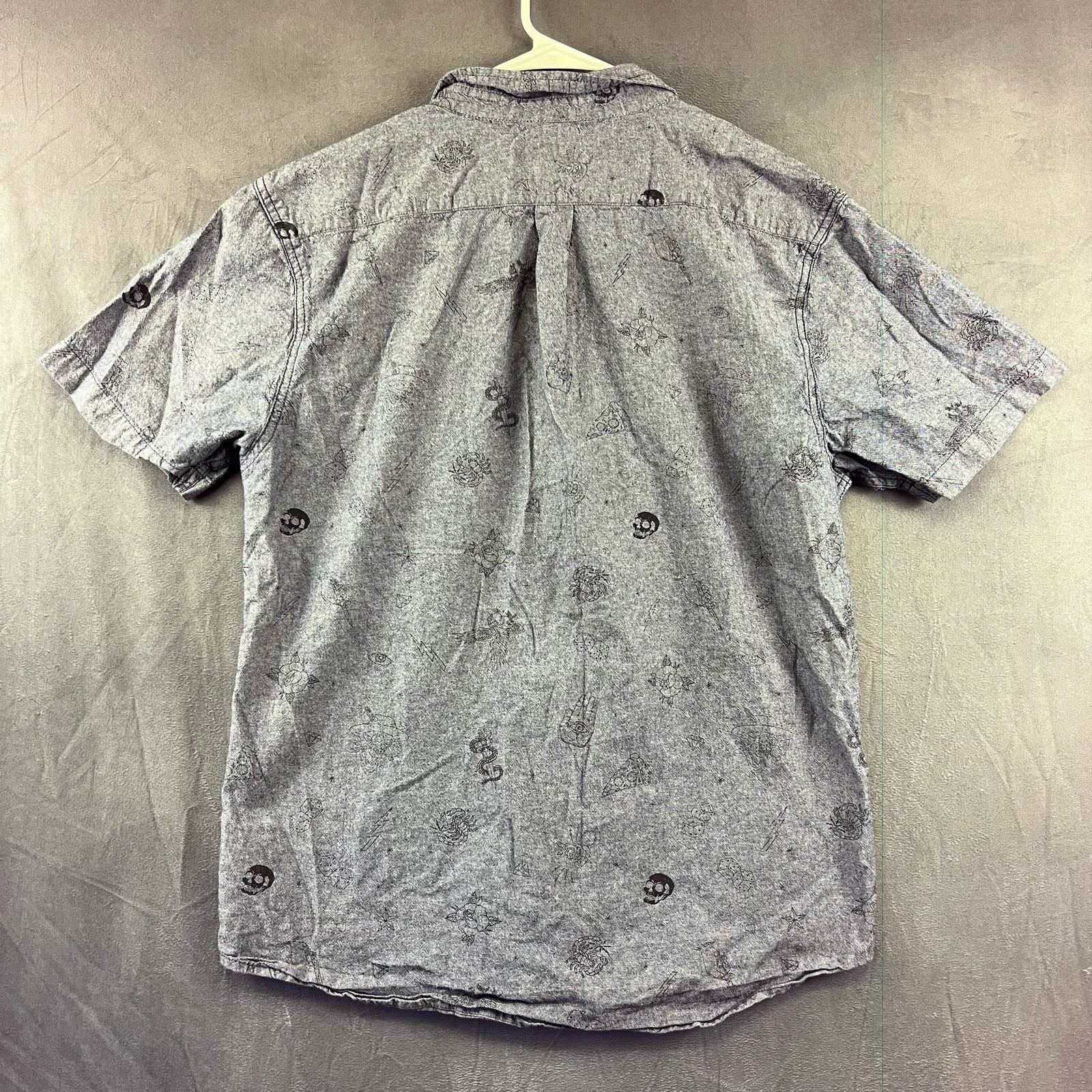 Levi's Levi’s Mens XL Shirt Skulls Roses Eagles Snake All Over Size US XL / EU 56 / 4 - 2 Thumbnail