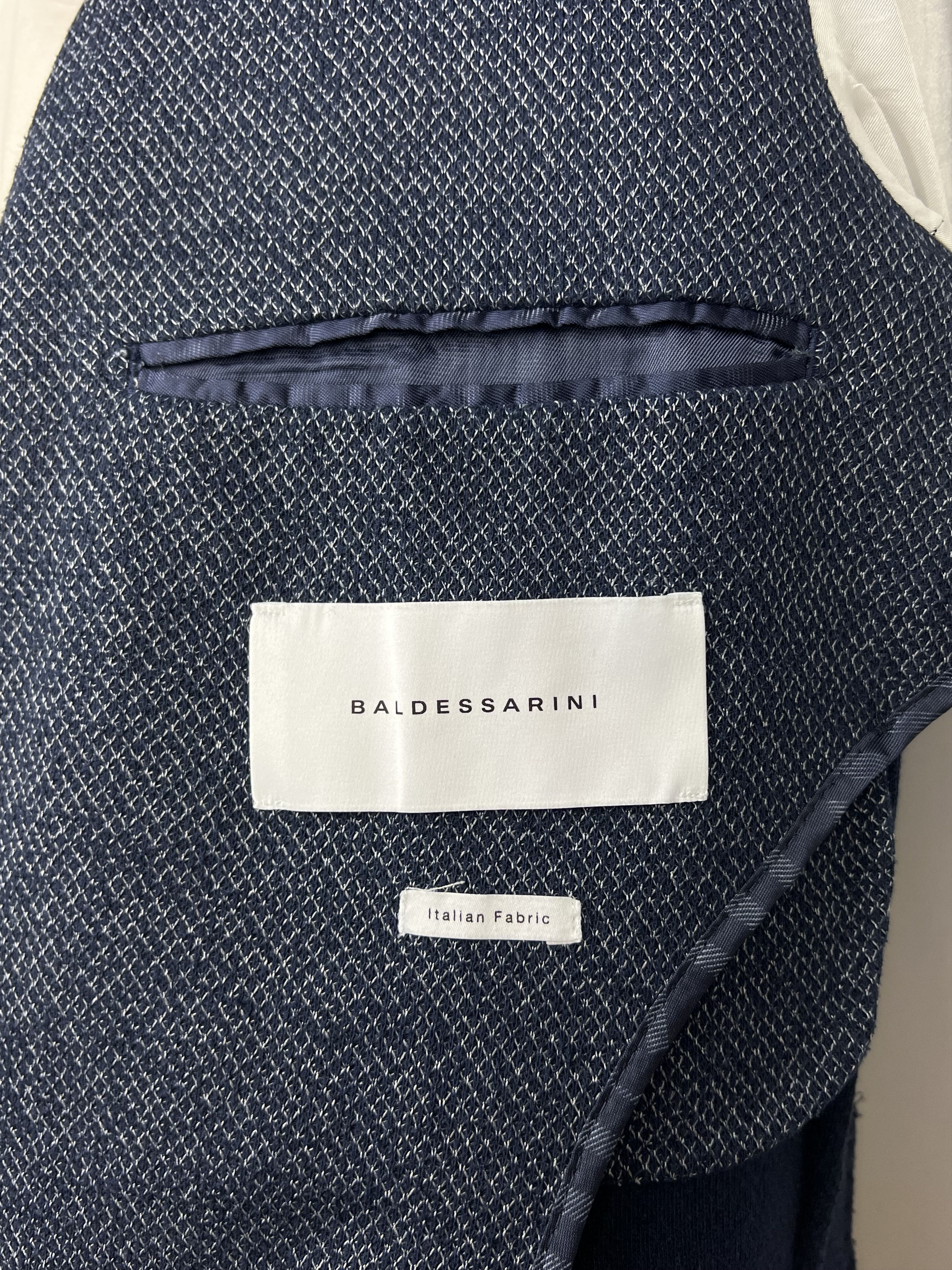 Baldessarini Solid Textured Stretch Cotton-Blend Unlined Sport Coat Size 38R - 9 Thumbnail