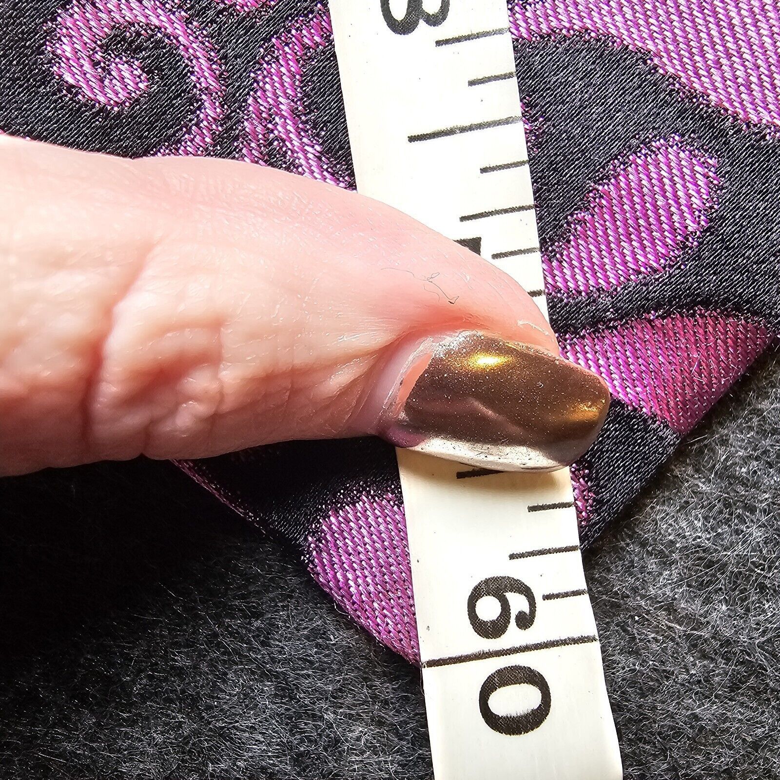 Ted Baker Ted Baker Tie Italian Silk Paisley Purple Designer London Size ONE SIZE - 7 Thumbnail
