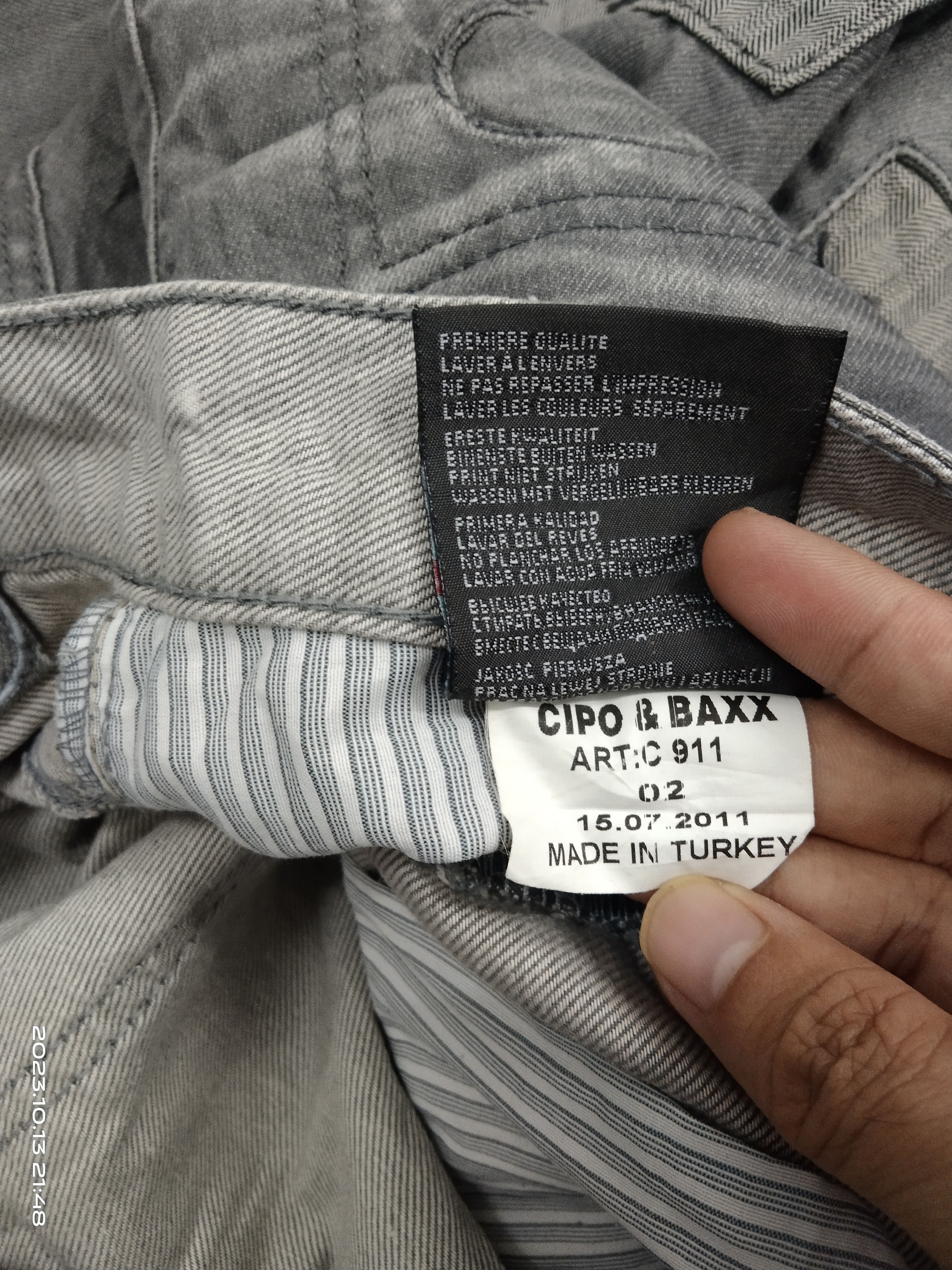 Other SICK PACTHWORK CIPO&BAXX DENIM PANTS Size US 33 - 9 Thumbnail