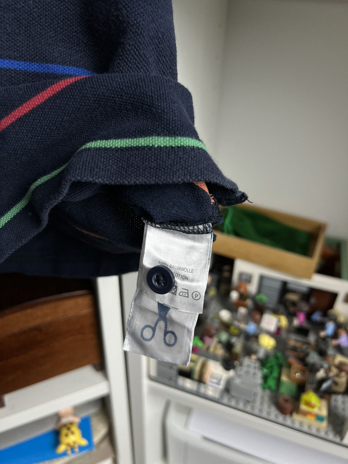 Carlo Colucci × Designer Carlo Colucci stripped polo t-shirt XL designer casual rare Size US XL / EU 56 / 4 - 5 Thumbnail