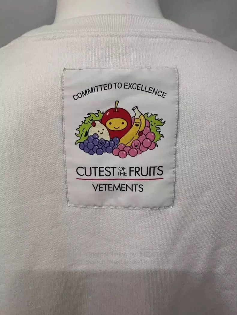Vetements Vetements Fruit Print Hoodie Size US S / EU 44-46 / 1 - 4 Thumbnail