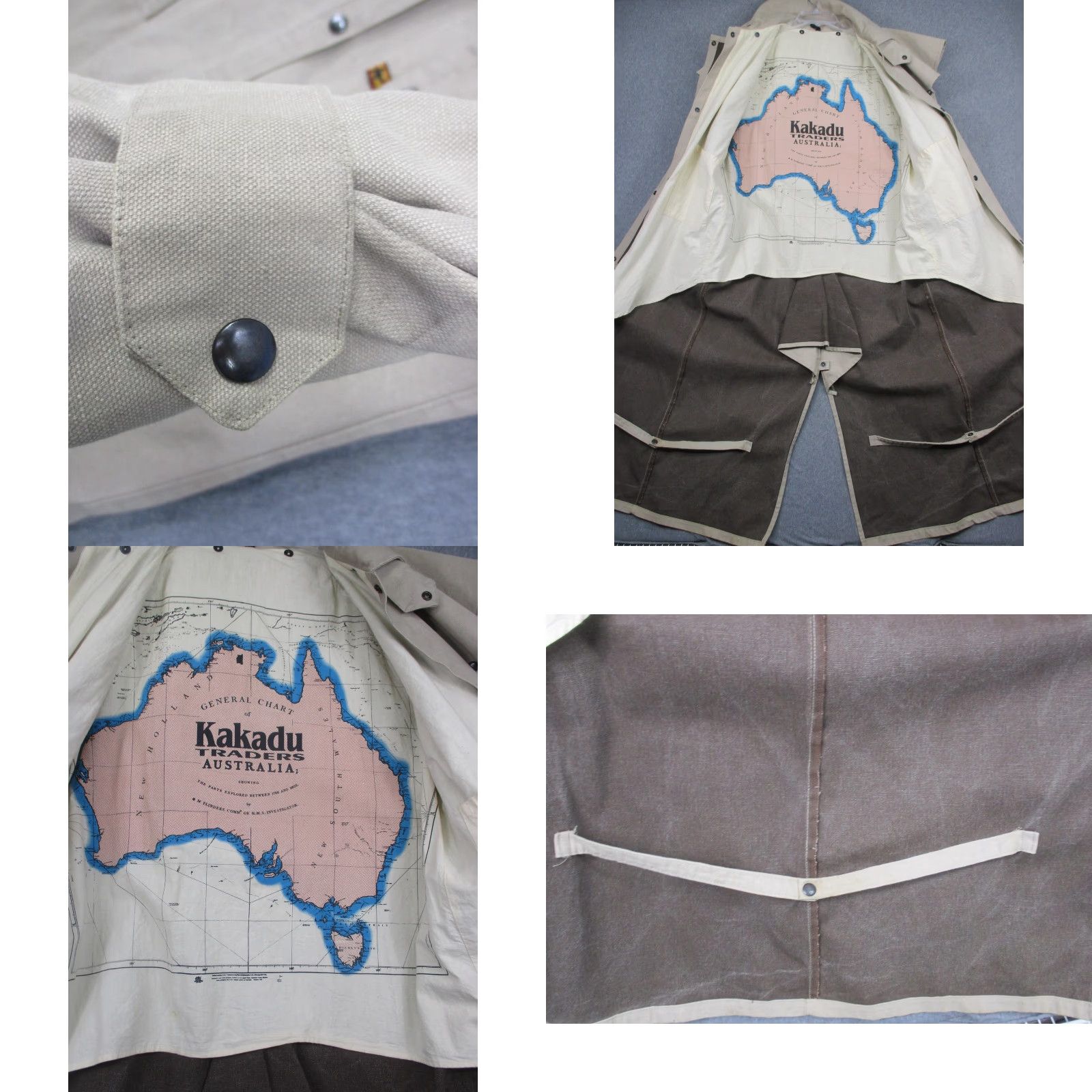 Vintage Kakadu Traders Australia Duster Men L Tan Canvas Cape Leg Straps Coat Workwear Travel Riding Size US L / EU 52-54 / 3 - 8 Thumbnail