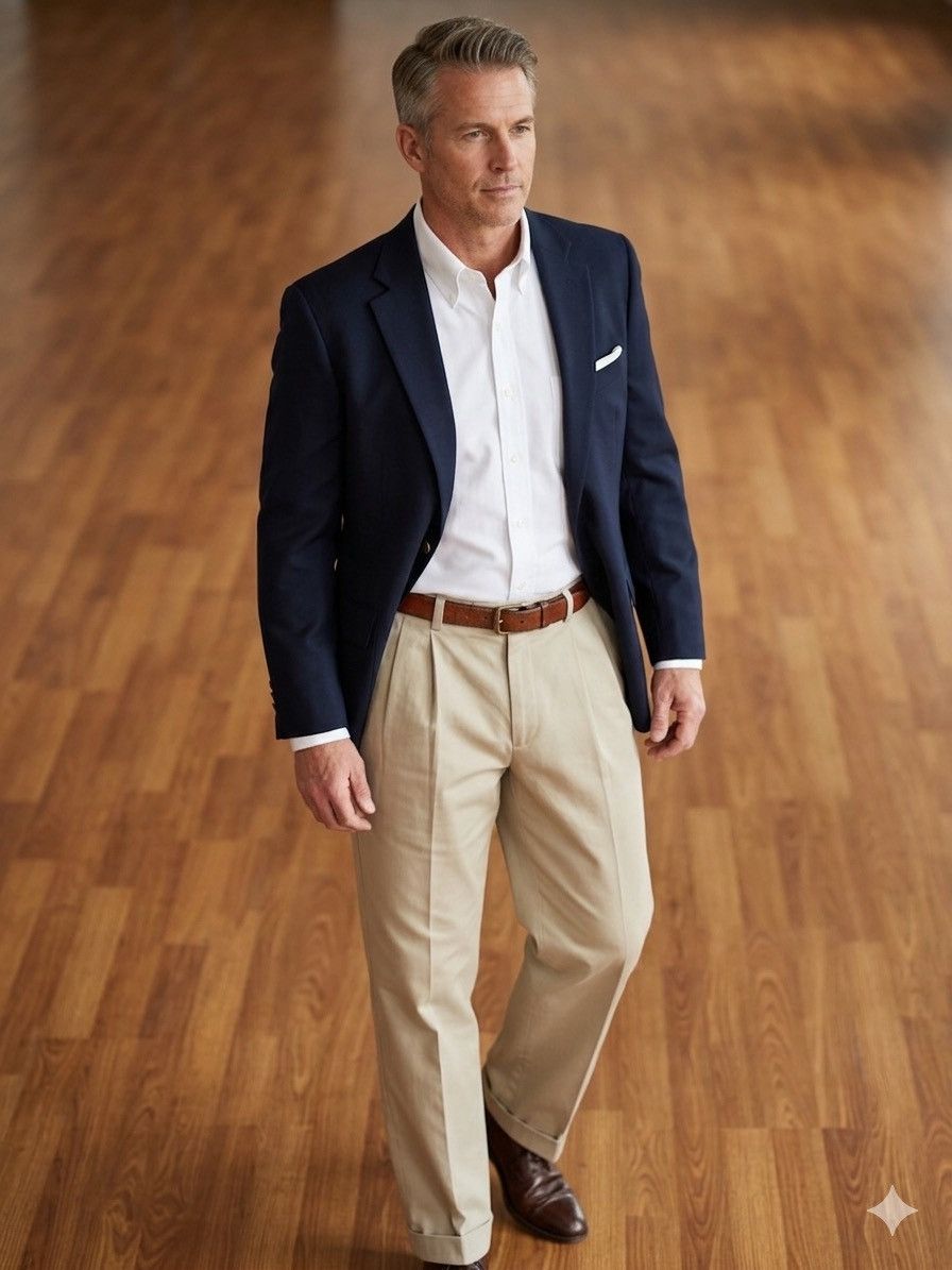 Brooks Brothers Brooks Brothers Advantage Chino Elliot cuffed pants 37/32 Size US 37 - 1 Thumbnail