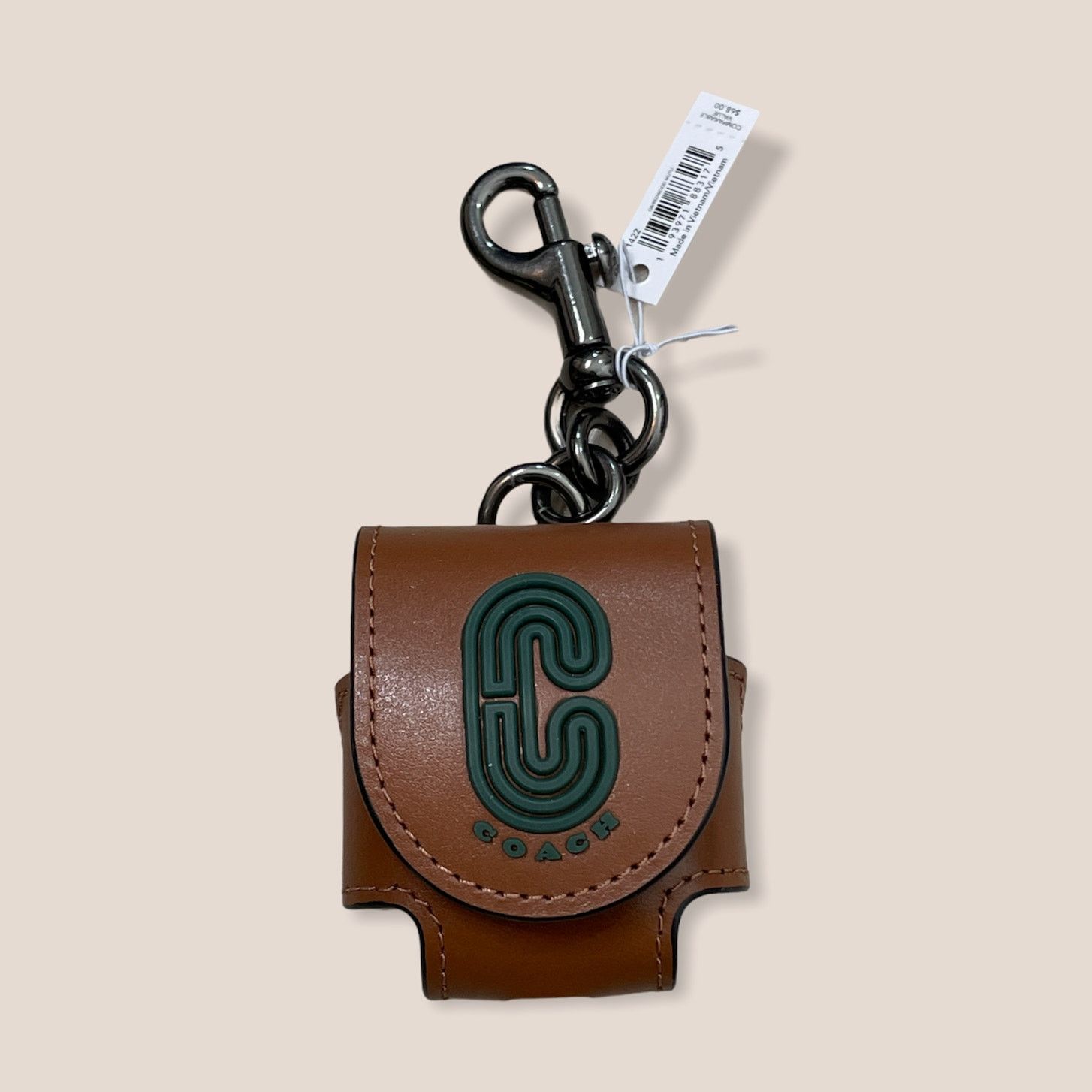 Coach Coach AirPods Case Earbud Case Bag Charm Size ONE SIZE - 1 Thumbnail