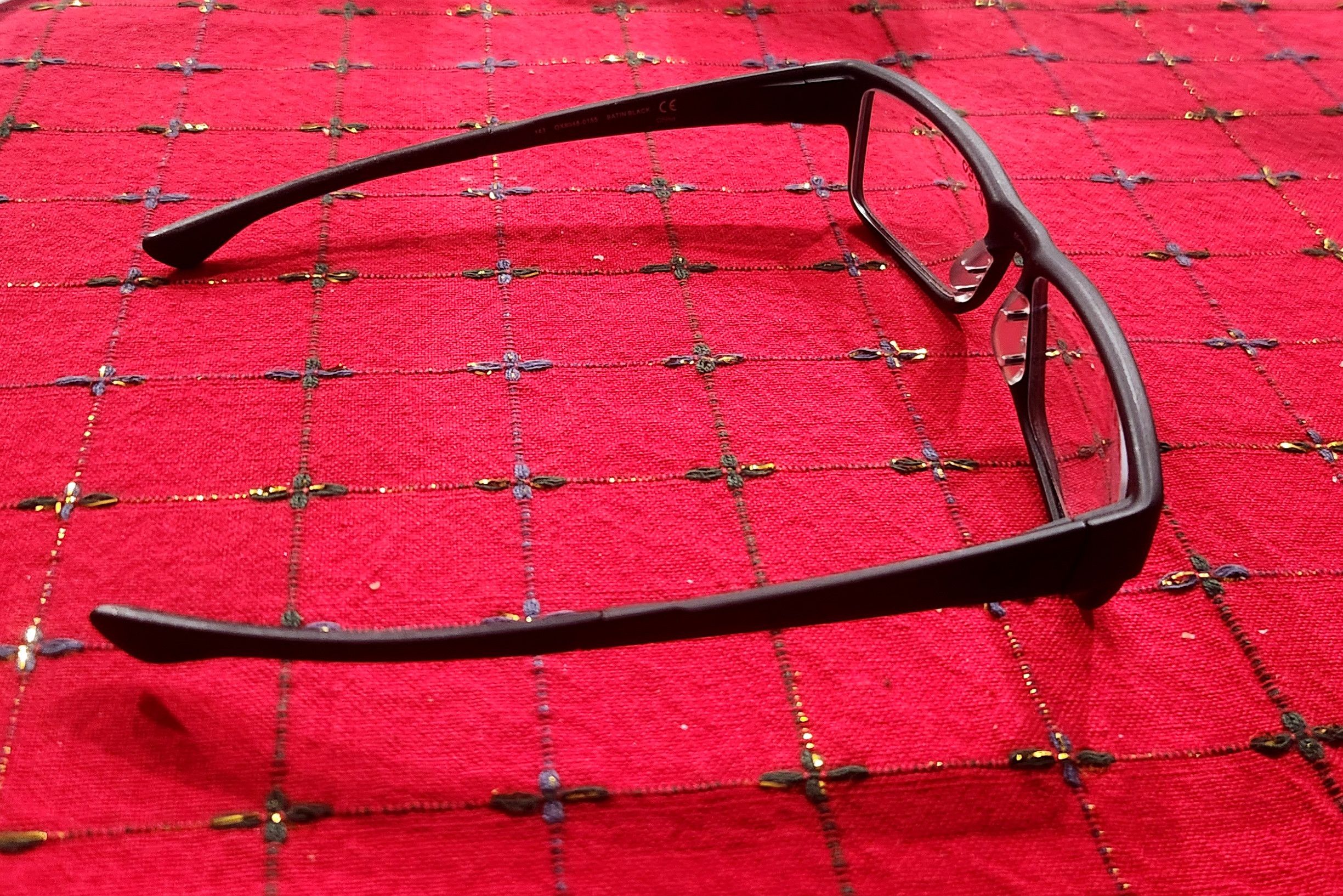 Oakley Oakley Airdrop OX8046-0155 Satin Black Rectangle Eyeglasse Size ONE SIZE - 5 Thumbnail