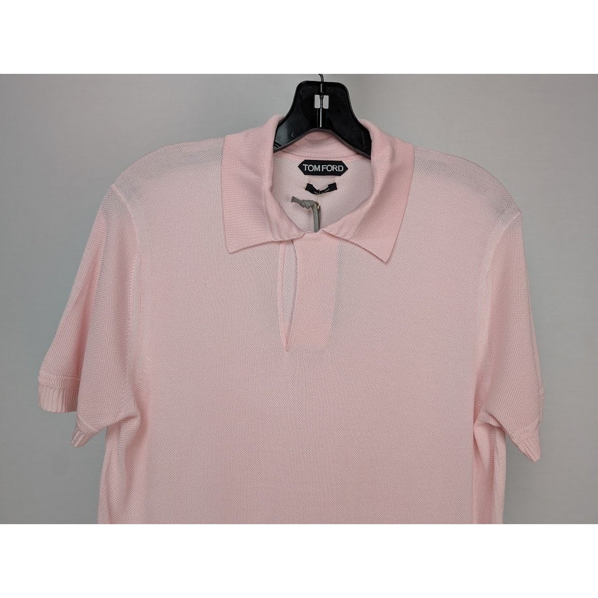 Tom Ford o1rshd1 Knitwear Polo Shirt Knitted in Pink Size US M / EU 48-50 / 2 - 4 Thumbnail