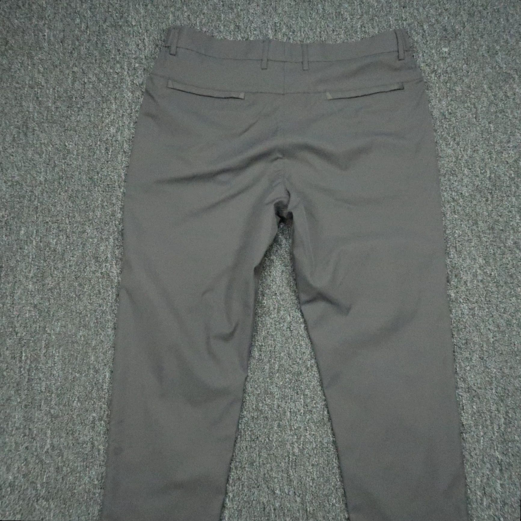 Vintage Jack Archer Pants Men 35x30 Charcoal Gray Jetsetter Tech Chino Trouser Travel Casual Workwear Summer Spring Fall 35in Gray Regular George? Size US 35 - 5 Thumbnail