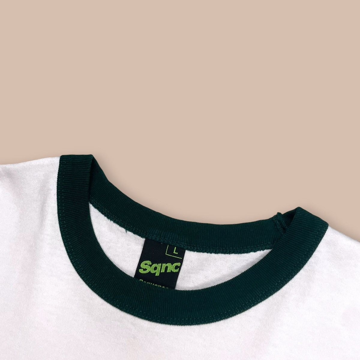 Japanese Brand Sequence by B-ONE SOUL "Shiba GA HOSHI" Ringer Tee Size US L / EU 52-54 / 3 - 11 Thumbnail