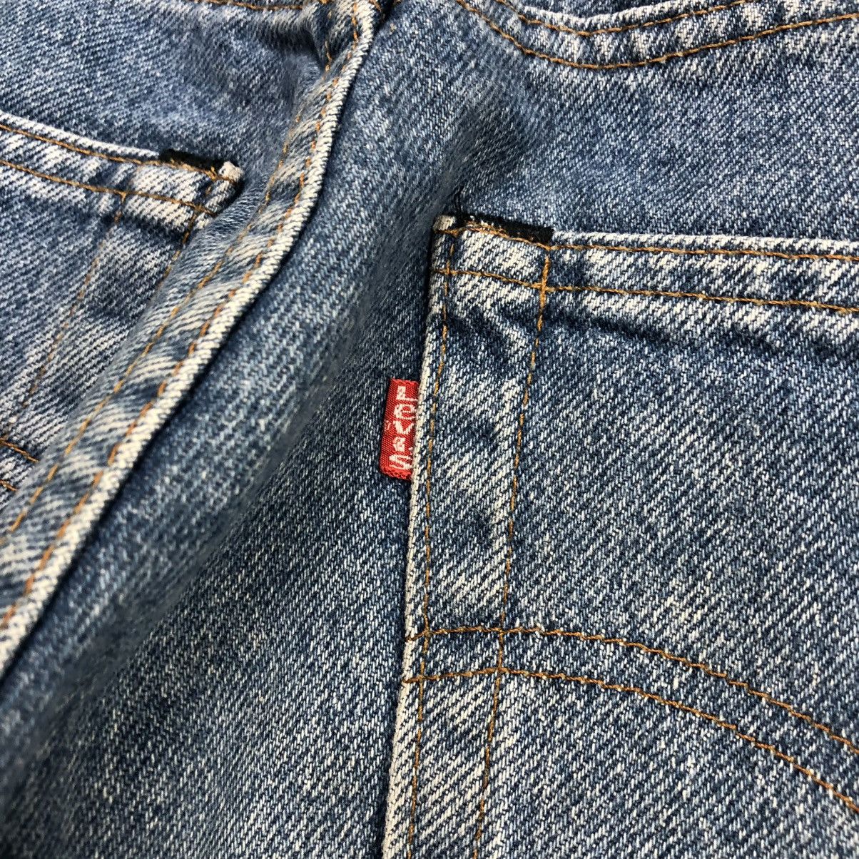 Levi's × Levi's Vintage Clothing 🇺🇸80’s Vintage Levis 501 #552 30x31 Straight Leg Blue Jeans Size US 29 - 18 Thumbnail