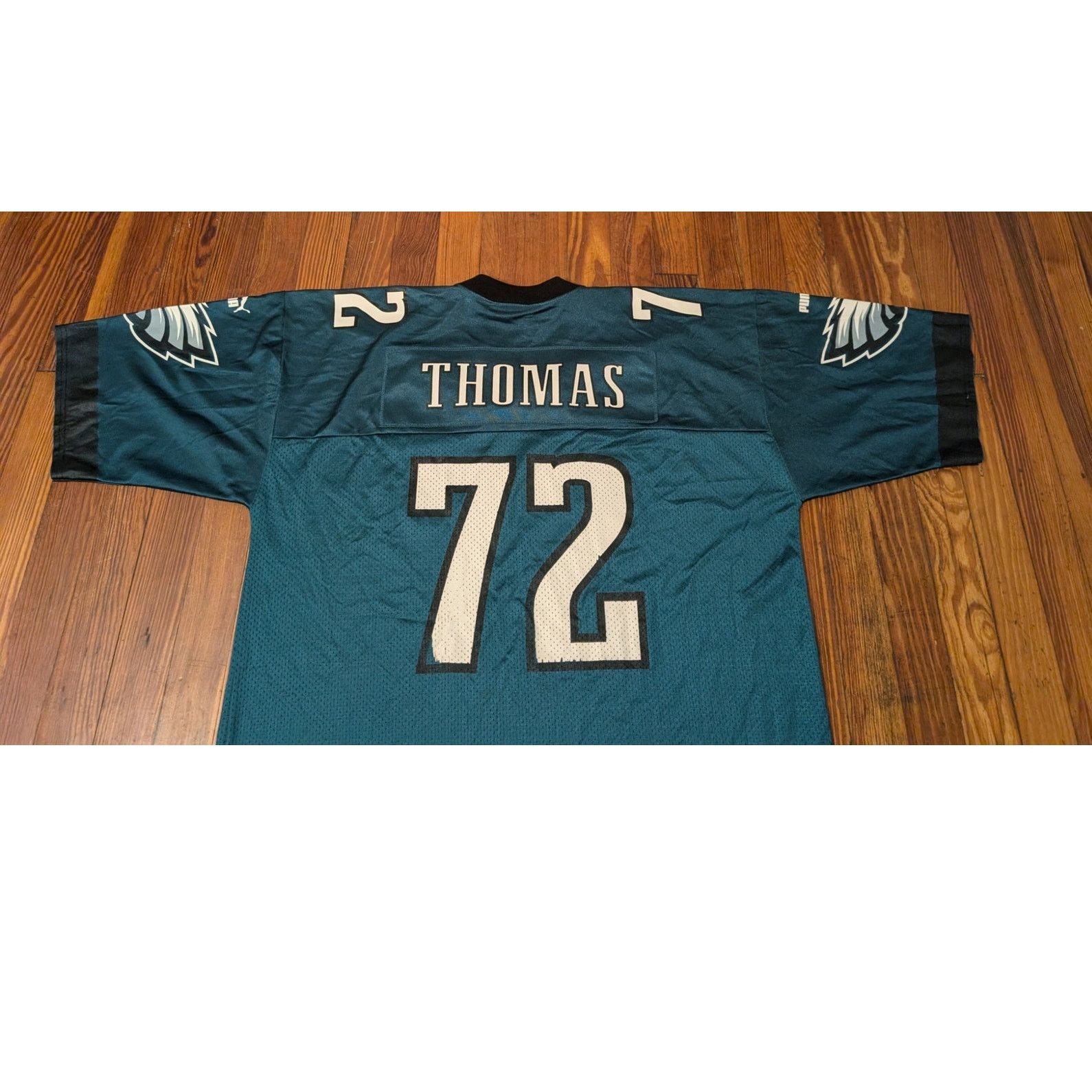 Puma VTG Philadelphia Eagles Puma Tra Thomas Mens XL Green Jersey Size US XL / EU 56 / 4 - 3 Thumbnail