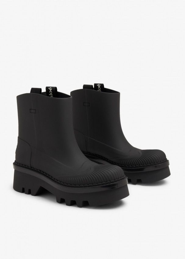 Chloe o1loc1c0325 CHC23 Raina Boots in Black Size US 7 / IT 37 - 5 Thumbnail