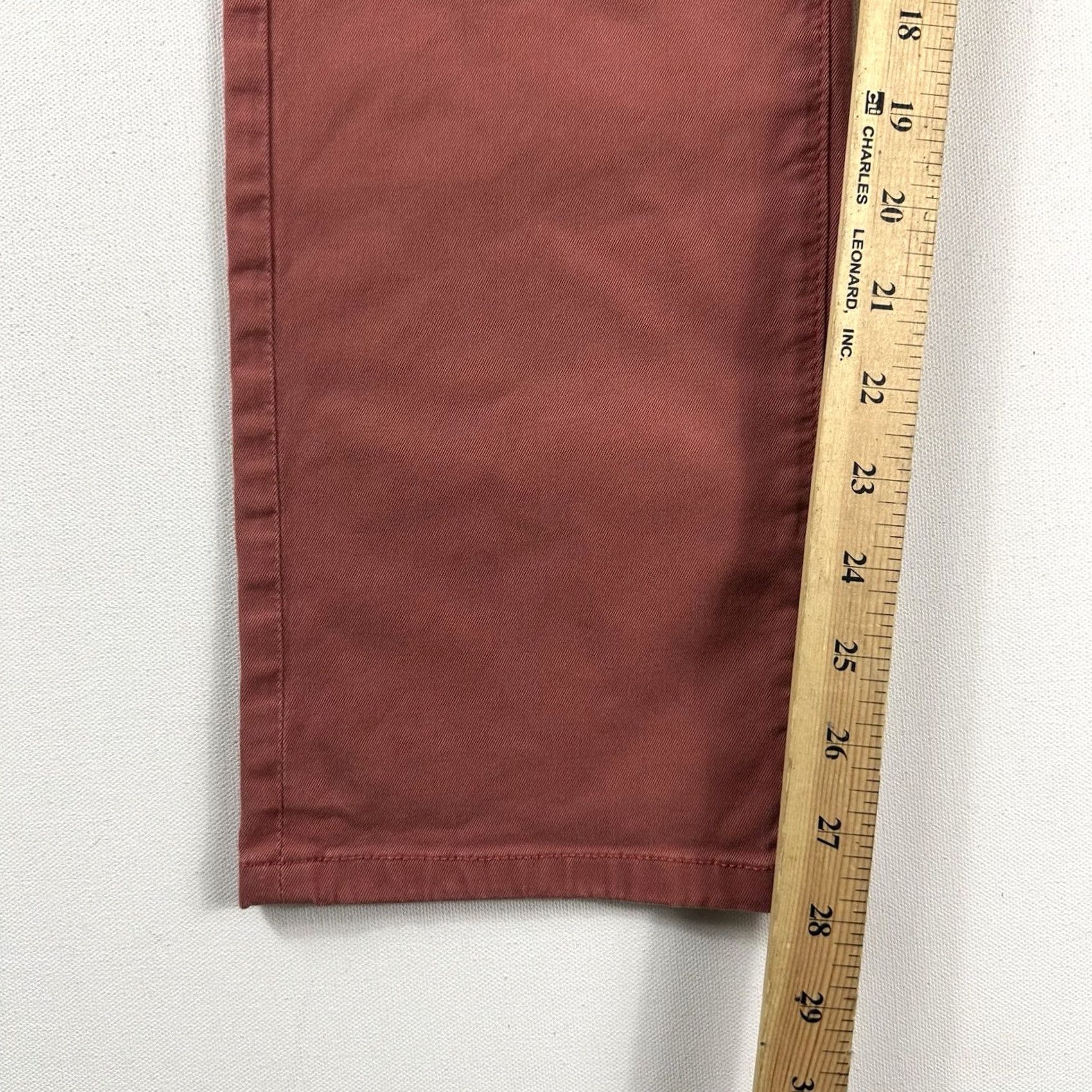 Vintage AG Adriano Goldschmied The MatchBox Slim Straight Jeans Pants Mens 29x28 Coral Size US 29 - 7 Thumbnail
