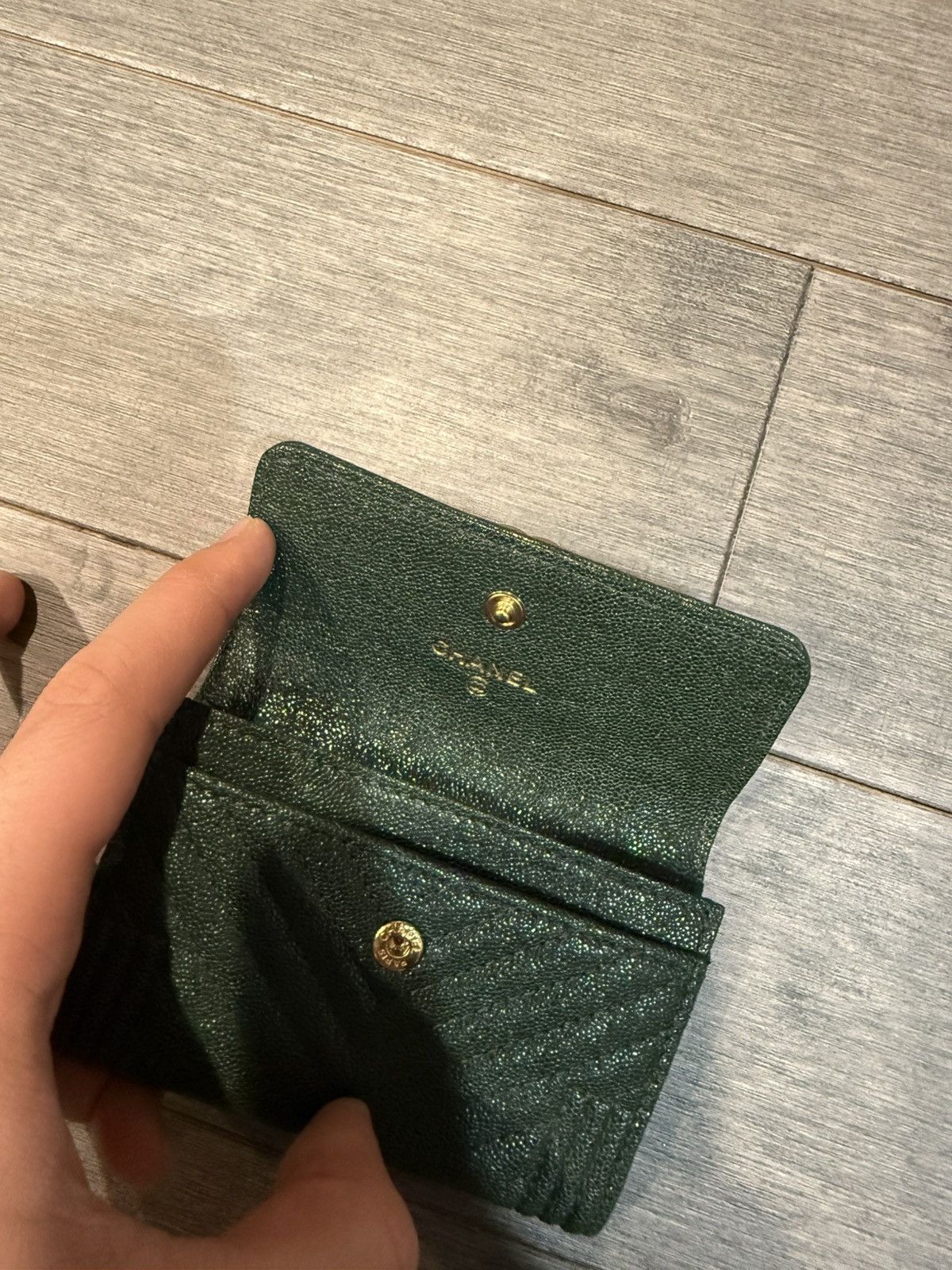 Chanel Chanel green wallet Size ONE SIZE - 3 Thumbnail
