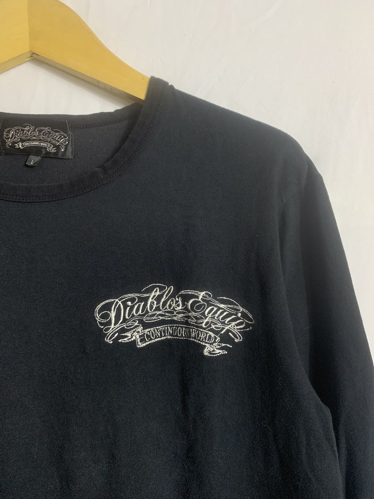 Japanese Brand Japanese Diablos Poem longsleve Size US M / EU 48-50 / 2 - 5 Thumbnail