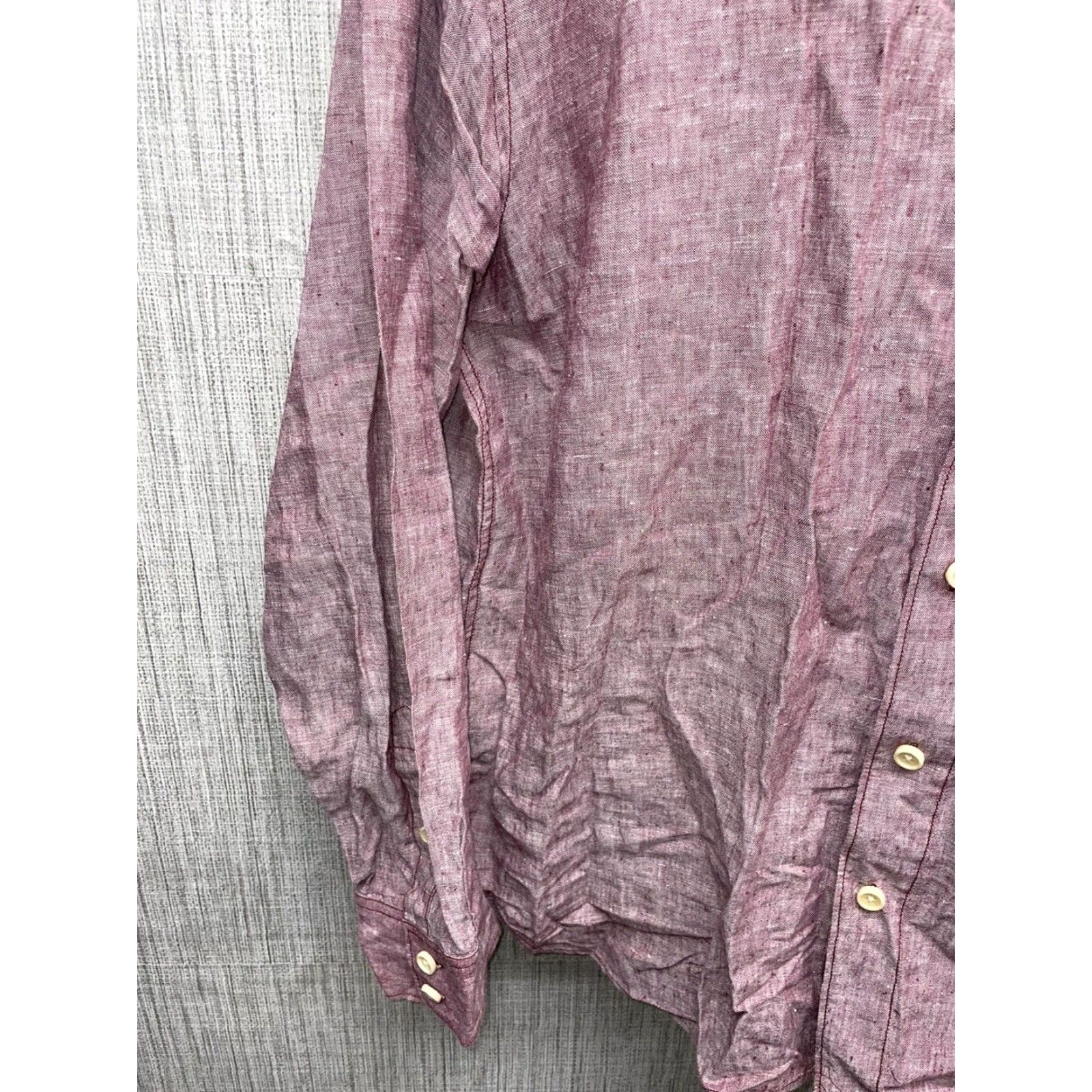 Tommy Bahama VINTAGE Tommy Bahama Shirt Men XL Red Linen Button-Down Short Sleeve 100% Linen Tropical Bahamas Mens Size US XL / EU 56 / 4 - 5 Thumbnail