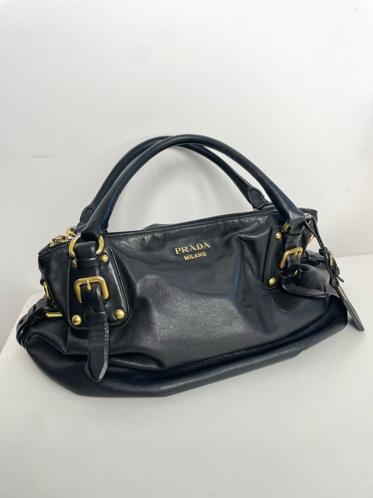 ハンドバッグ Prada Soft Lux Leather Handbag Prada soft lux bag – Theluxystudio