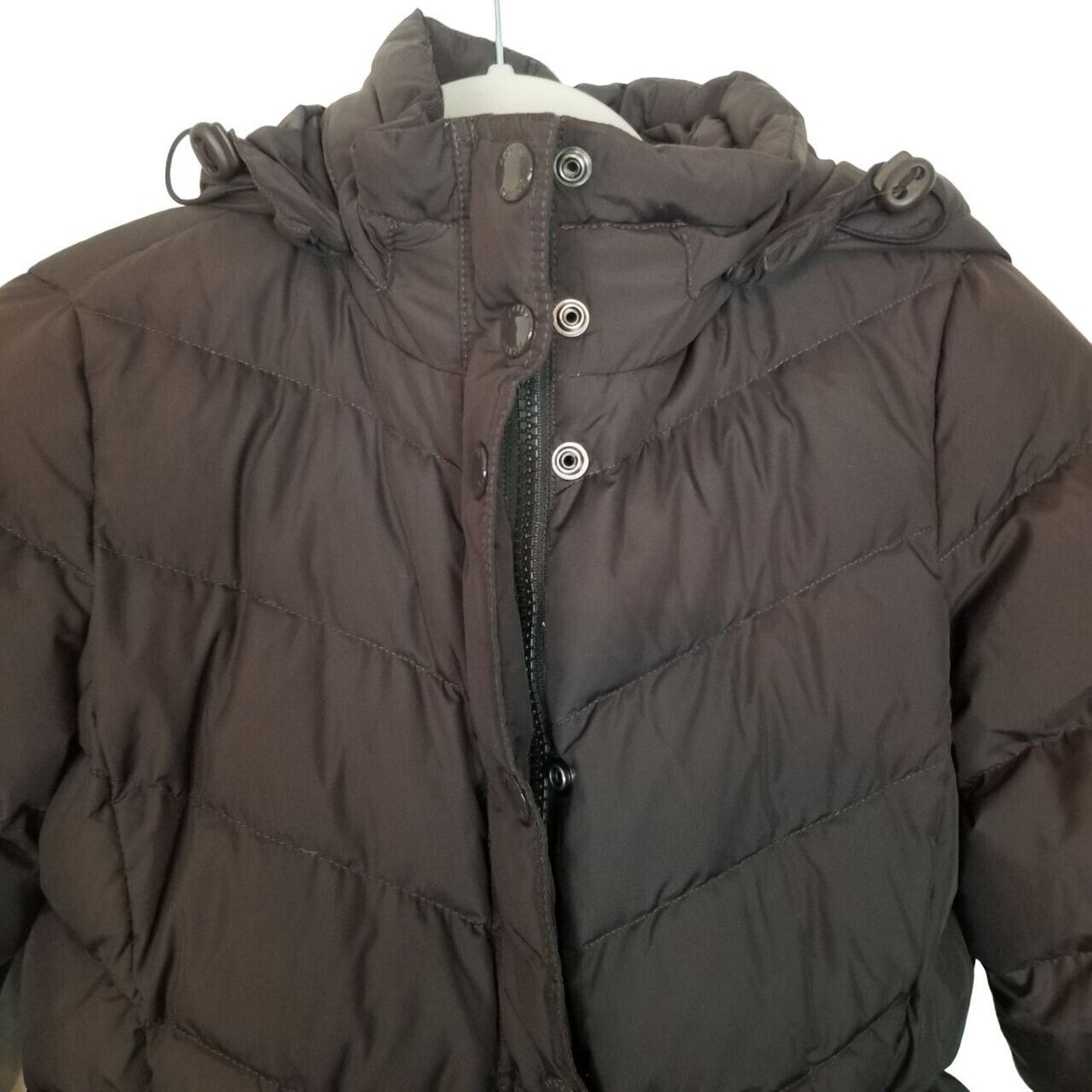 J.Crew J. Crew Womens Chocolate Brown Puffer Down Coat Size S Ski Size S / US 4 / IT 40 - 2 Thumbnail
