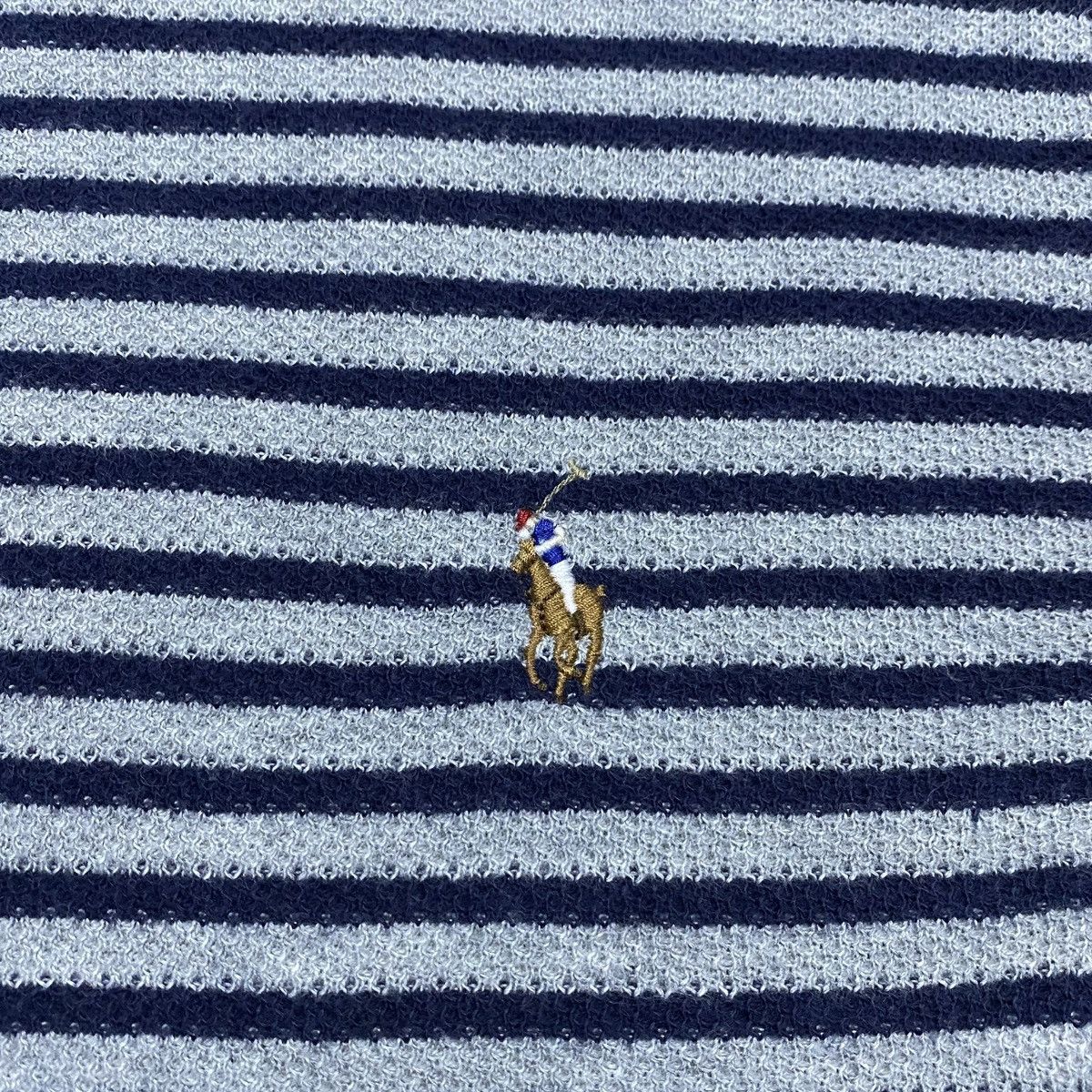 Polo Ralph Lauren Rare‼️🔥Polo Ralph Lauren Waffle knit Half Zipper T-Shirt Size US M / EU 48-50 / 2 - 7 Thumbnail