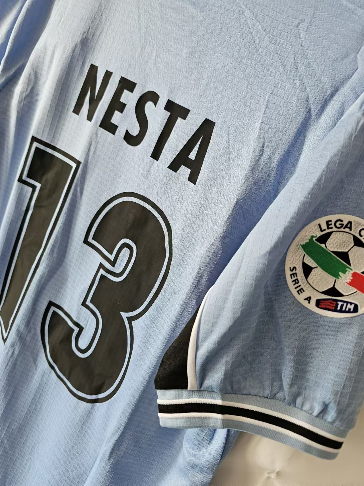 Other 1998 99 Lazio 13 Nesta Jersey Blue Size US XXL / EU 58 / 5 - 4 Thumbnail