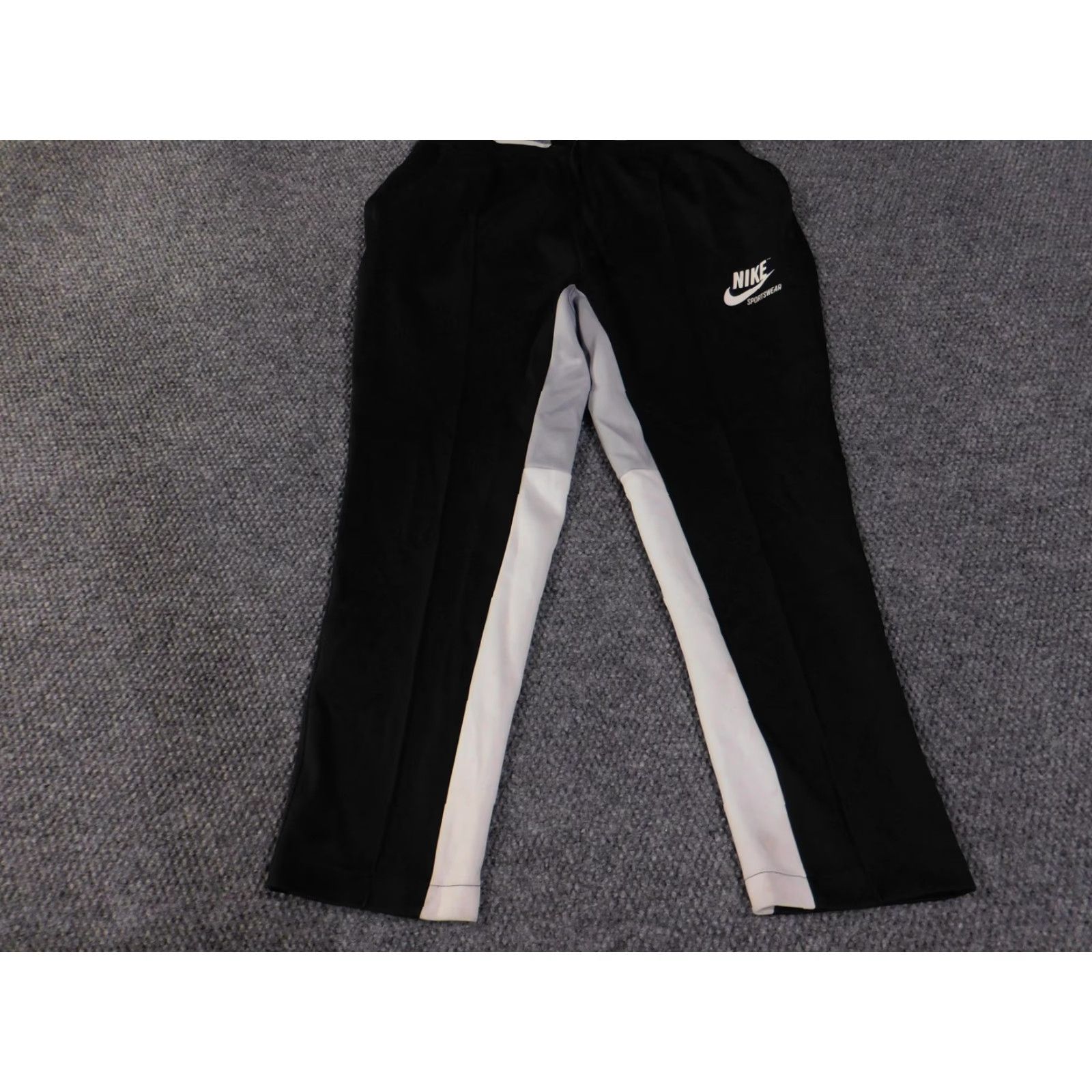 Nike Nike Sportswear Track Pants Mens XL Black White Pockets Side Stripe Gym Training Jogging Size US 36 / EU 52 - 3 Thumbnail