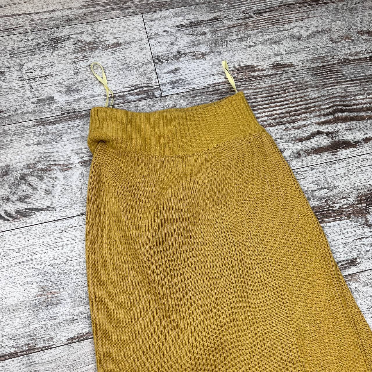 Issey Miyake Vintage Issey Miyake Asymmetrical Ribbed Knit Midi Skirt Size 30" / US 8 / IT 44 - 2 Thumbnail