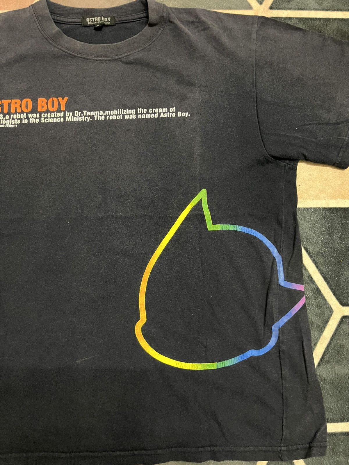 Anime sunfaded astro boy tezuka production anime t shirts vintage Size US L / EU 52-54 / 3 - 5 Thumbnail