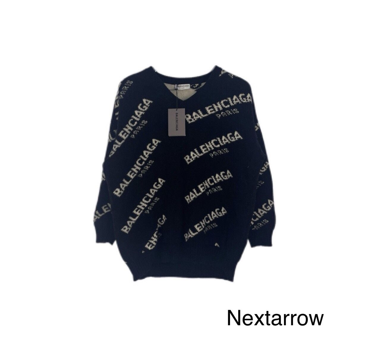 Balenciaga Balenciaga black classic logo wool camel hair sweater Size US S / EU 44-46 / 1 - 1 Thumbnail