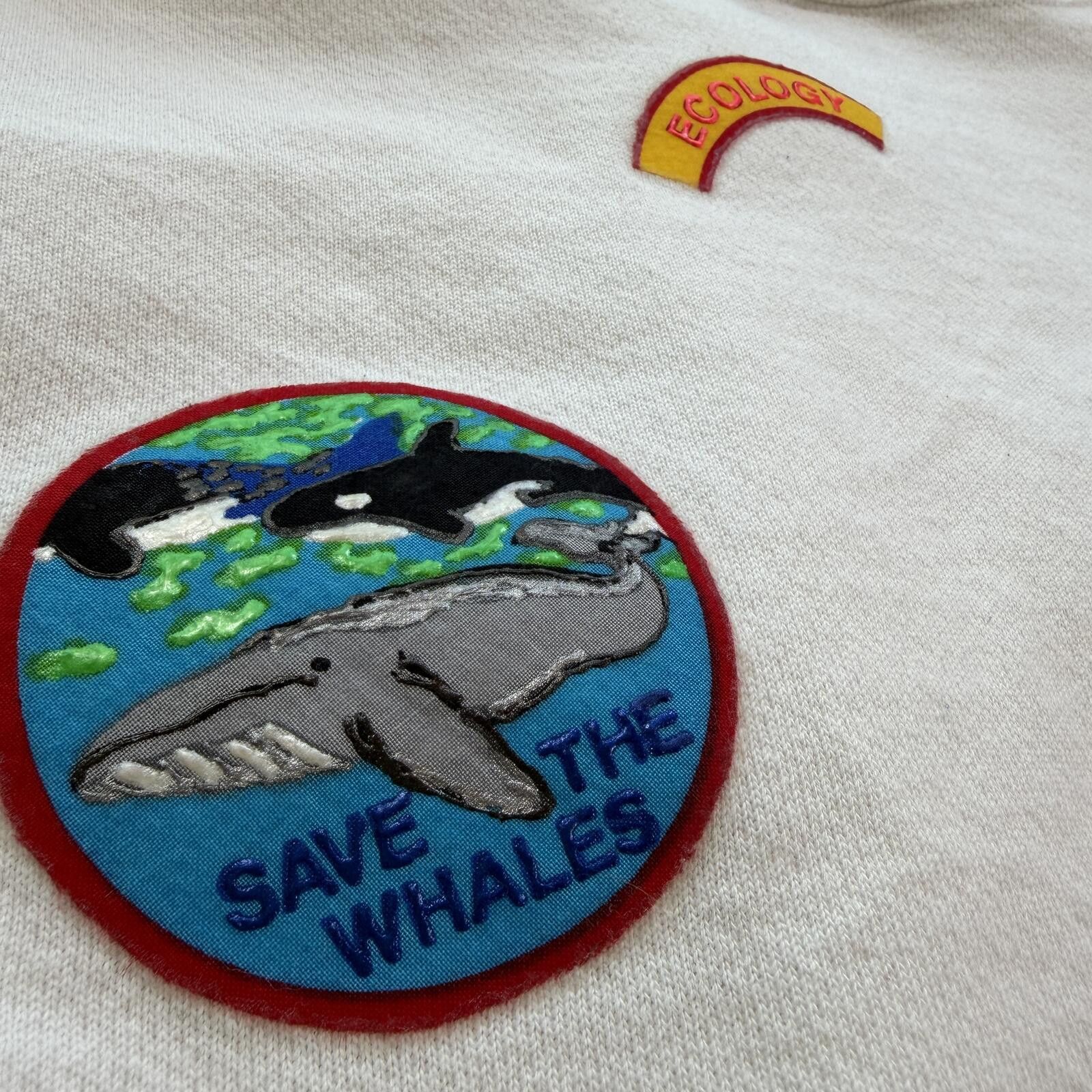 Other Vintage 90s Earth Day Environmentalist Sweatshirt Eco Patch Size US M / EU 48-50 / 2 - 10 Thumbnail