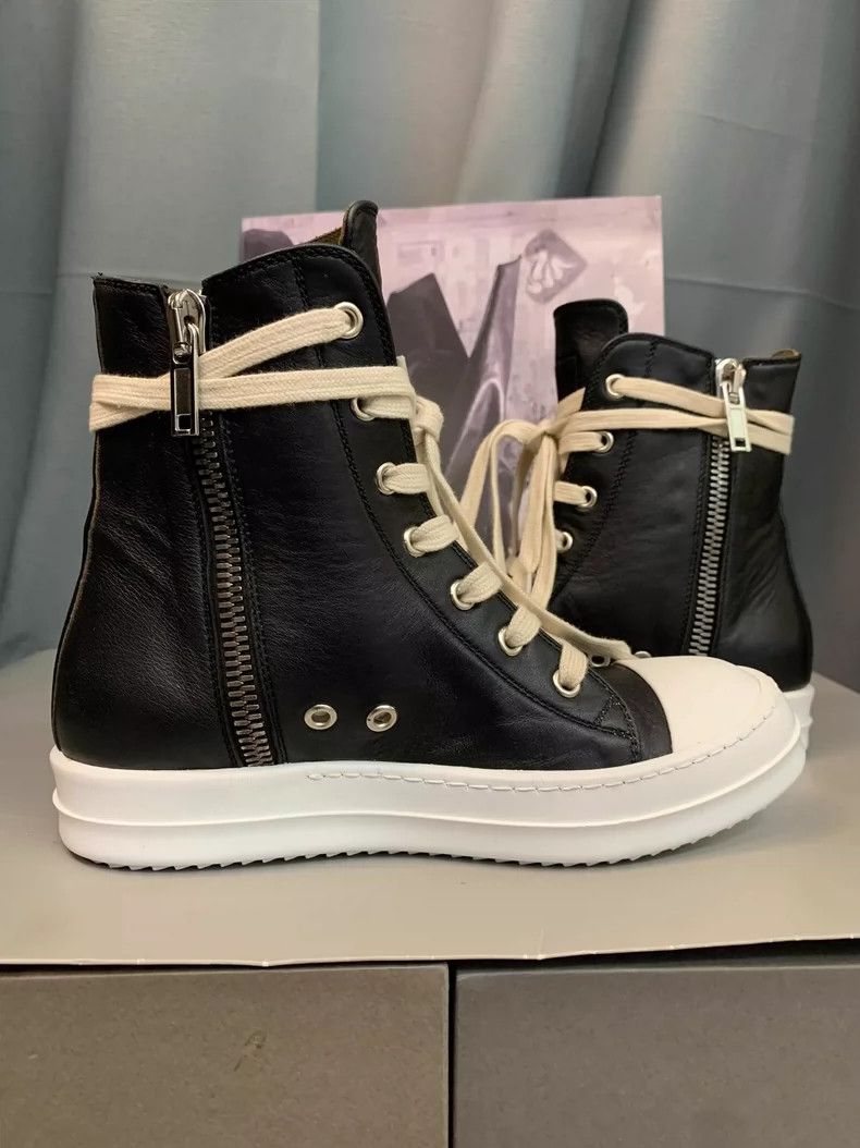 Rick Owens Rick Owens leather shoe Size US 5.5 / IT 35.5 - 5 Thumbnail