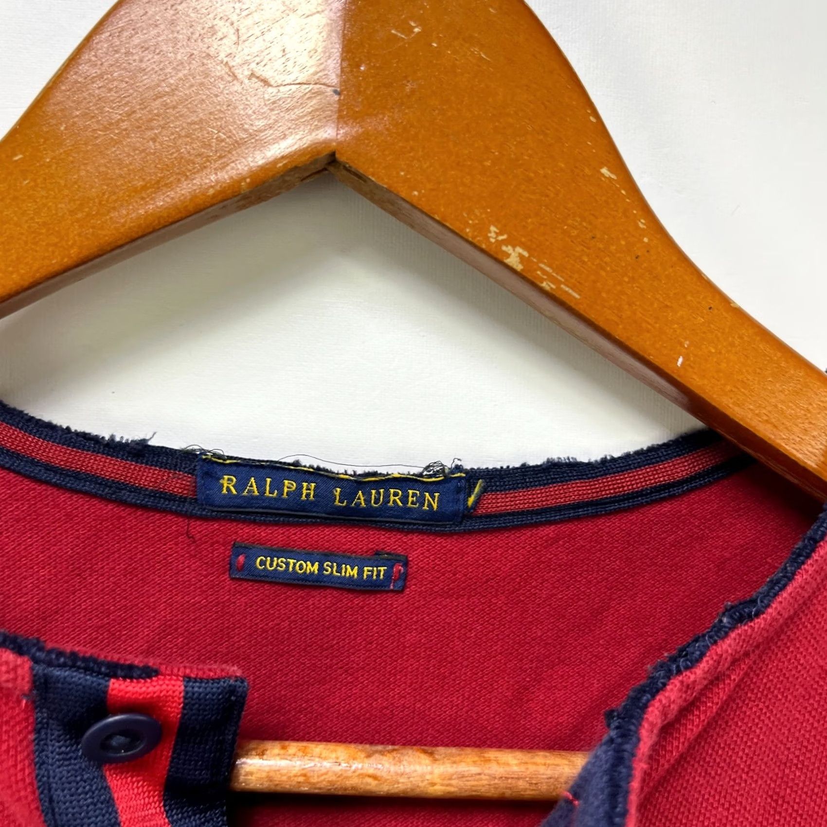 Polo Ralph Lauren Polo Ralph Lauren Spain Espana Pony Shirt L Red Vintage Shirt Men Short Sleeve Polo Ralph Lauren Shirt Large Red Size US L / EU 52-54 / 3 - 3 Thumbnail