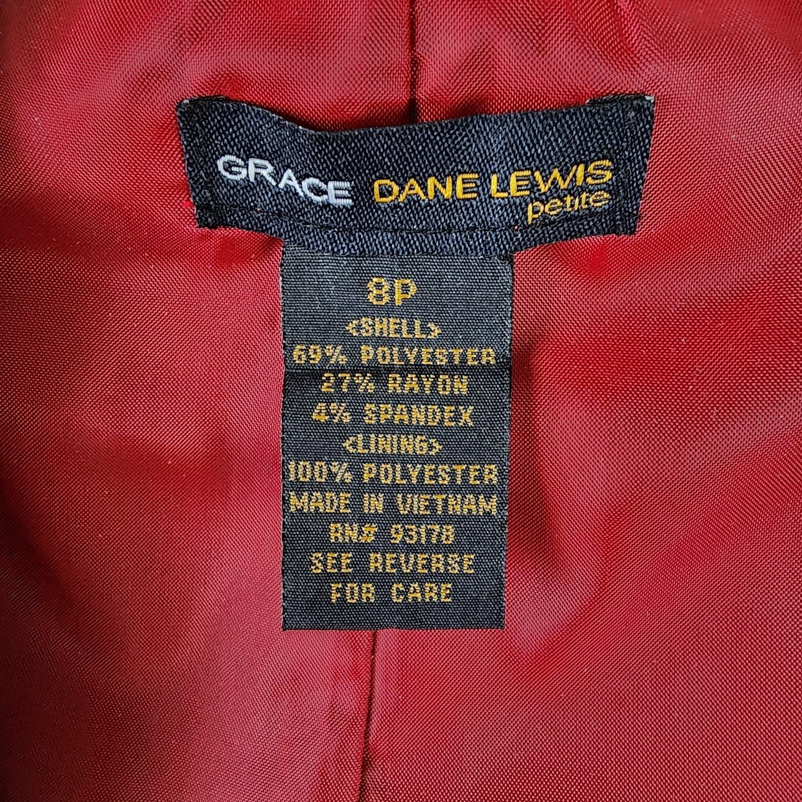 Other Grace Dane Lewis Short-Sleeve Double-Breasted Coat w/Belt Size M / US 6-8 / IT 42-44 - 8 Thumbnail