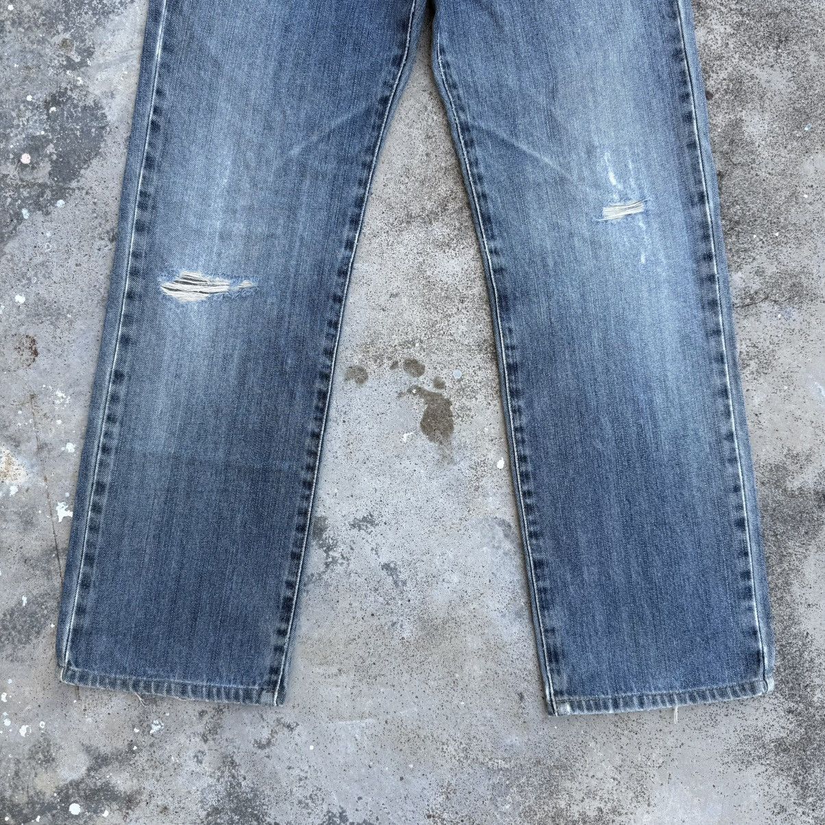 Edwin VINTAGE EDWIN FADED RIPPEP JEAN DENIM PANTS Size US 29 - 3 Thumbnail