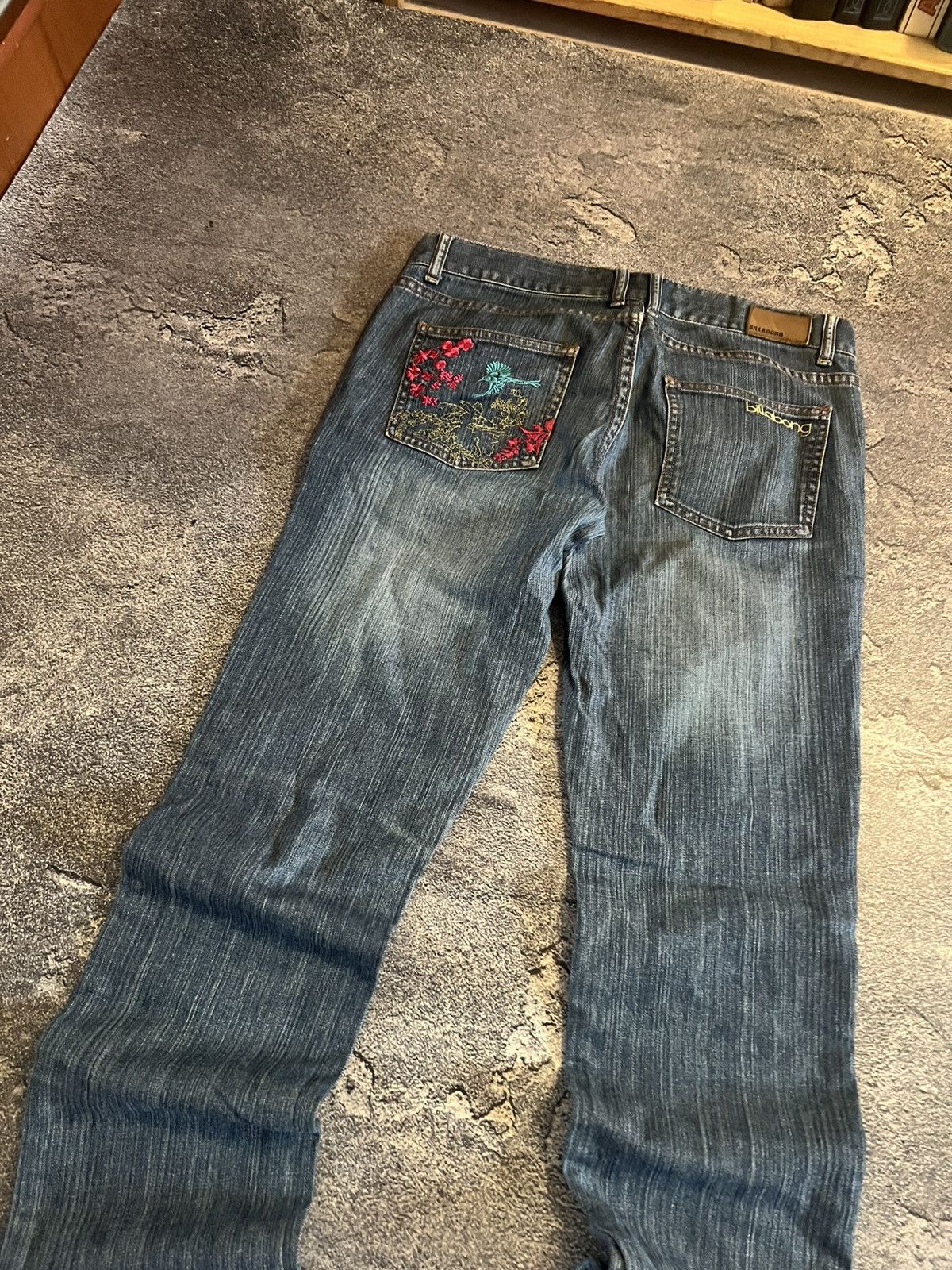 Vintage Vintage Billabong Archive Slim Leg / Retro Glamour Dark Blue Size US 30 / EU 46 - 2 Thumbnail