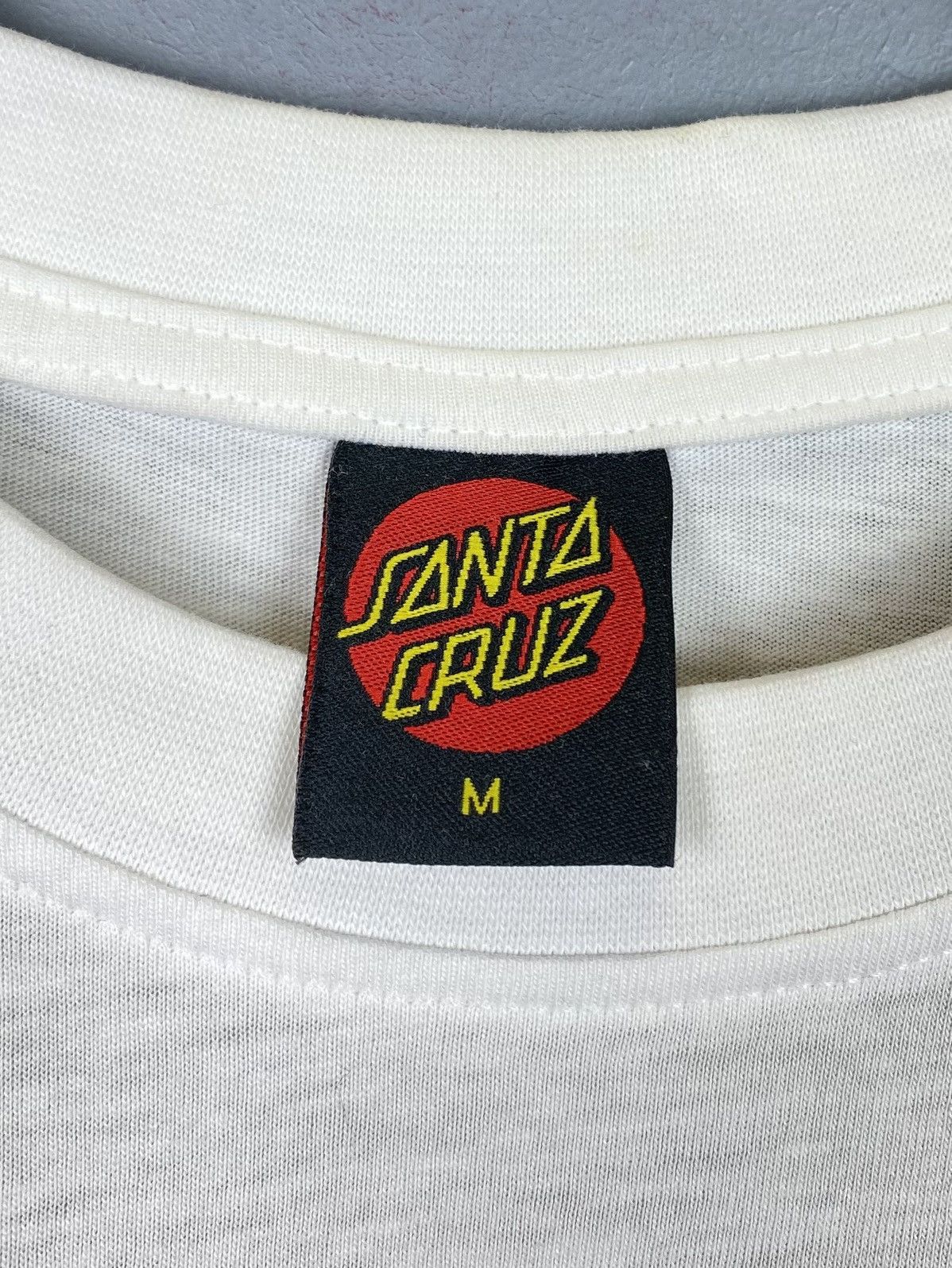 Santa Cruz Skateboards Santa Cruz Skateboards Short Sleeve T-Shirt Size M Top White Size US M / EU 48-50 / 2 - 7 Thumbnail