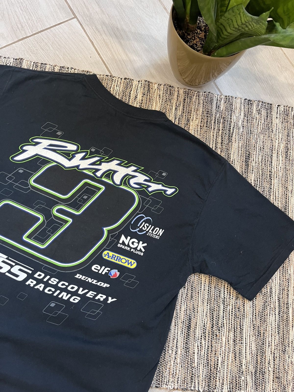 Vintage Vintage Kawasaki Moto Tshirt Y2K racing tee minimalistic Size US L / EU 52-54 / 3 - 11 Thumbnail