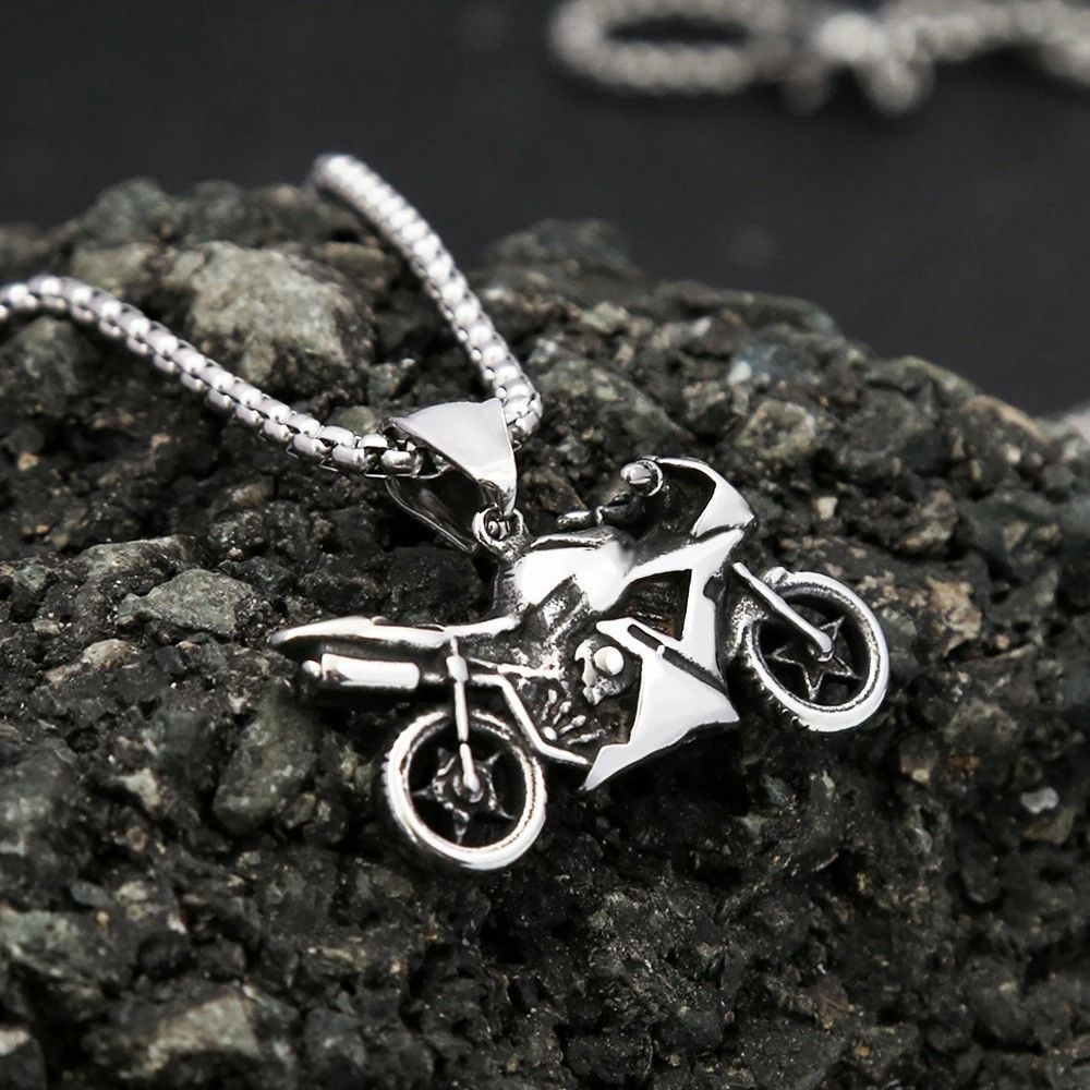 Other Vintage Motorcycle Necklace Size ONE SIZE - 2 Thumbnail