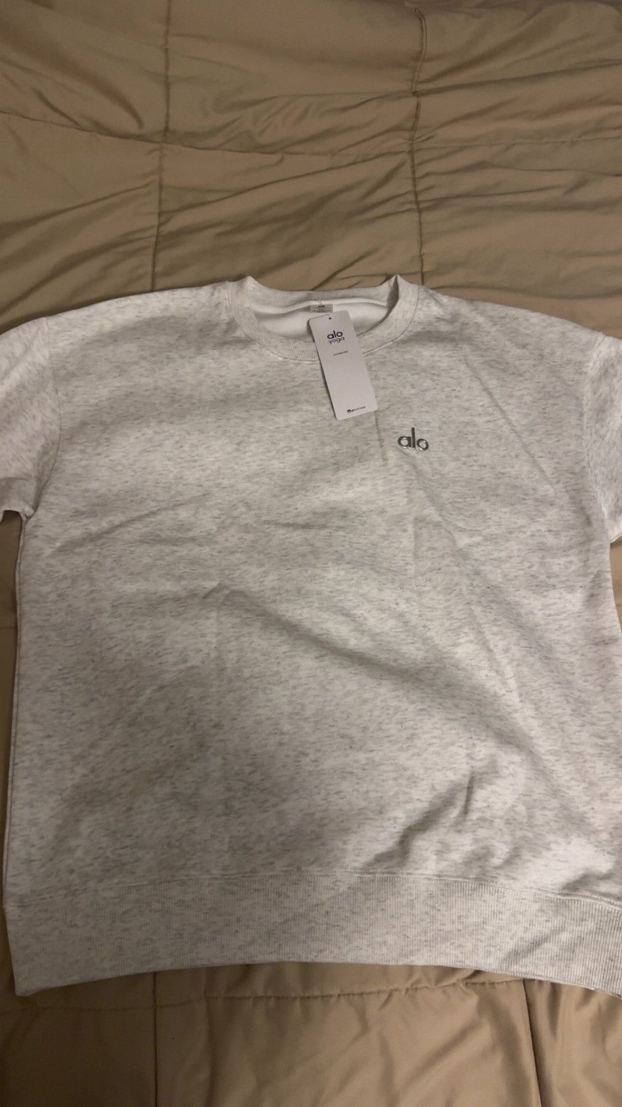 Alo Yoga Alo Yoga Gray Sweatshirt Pullover Size L / US 10 / IT 46 - 6 Thumbnail