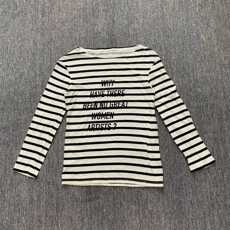 Dior Dior Black White Stripe Long Sleeve Top Size US XS / EU 42 / 0 - 1 Thumbnail