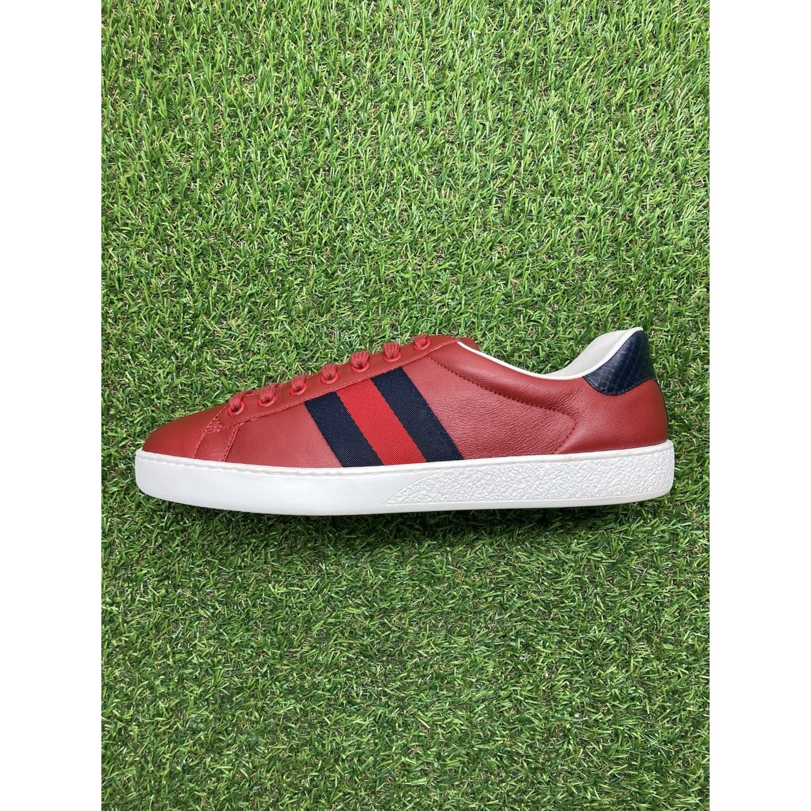 Gucci Gucci Ace ' Red ' | EXCELLENT CONDITION! Size US 7.5 / EU 40-41 - 9 Thumbnail