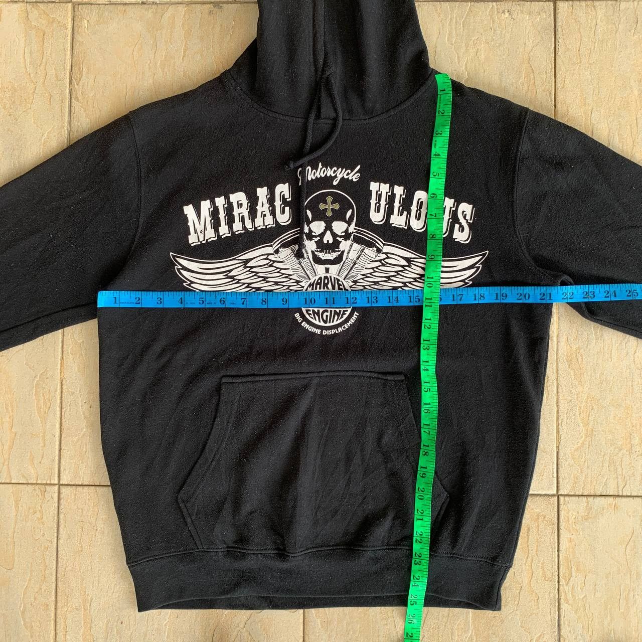 Bullet Noise BULLET NOISE Skull Print Motorcycle Hoodie Size US M / EU 48-50 / 2 - 5 Thumbnail