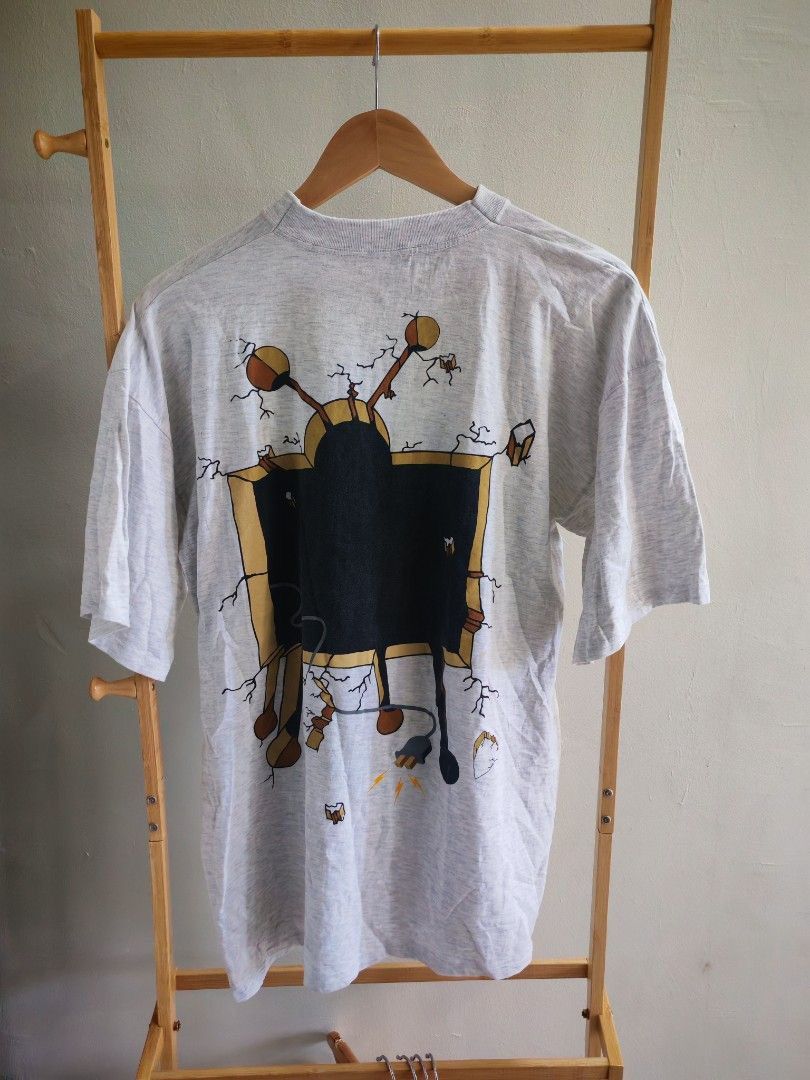 Nutmeg Vintage wowow TV bs-5ch mirror print shirt Size US L / EU 52-54 / 3 - 4 Thumbnail