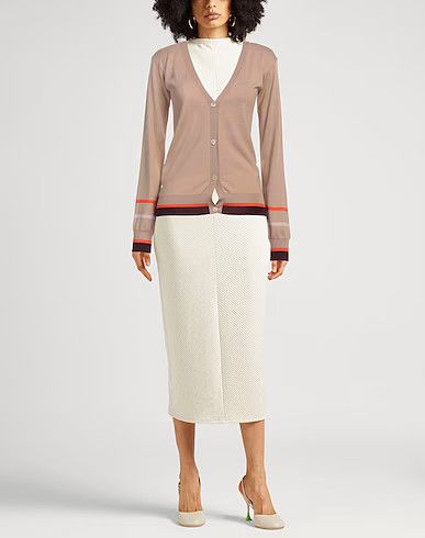 Marni oc11z0425 Mohair Cardigan in Beige Size M / US 6-8 / IT 42-44 - 2 Thumbnail