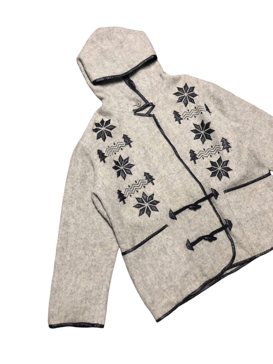 Japanese Brand × Vintage Vintage Japanese Brand Luis Mari Hoodie Wool Duffle Jacket Size US M / EU 48-50 / 2 - 4 Thumbnail