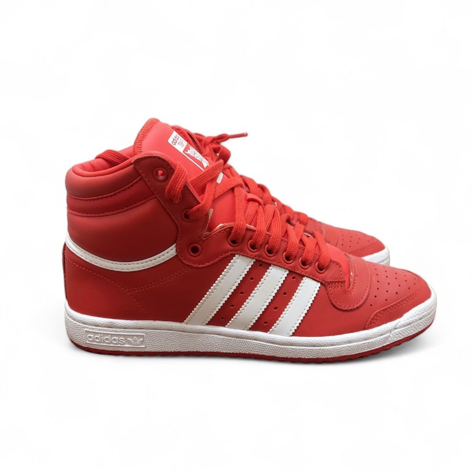 Adidas Adidas Top Ten Red/White Basketball Sneakers Men's Sz 8 Size US 8 / EU 41 - 2 Thumbnail