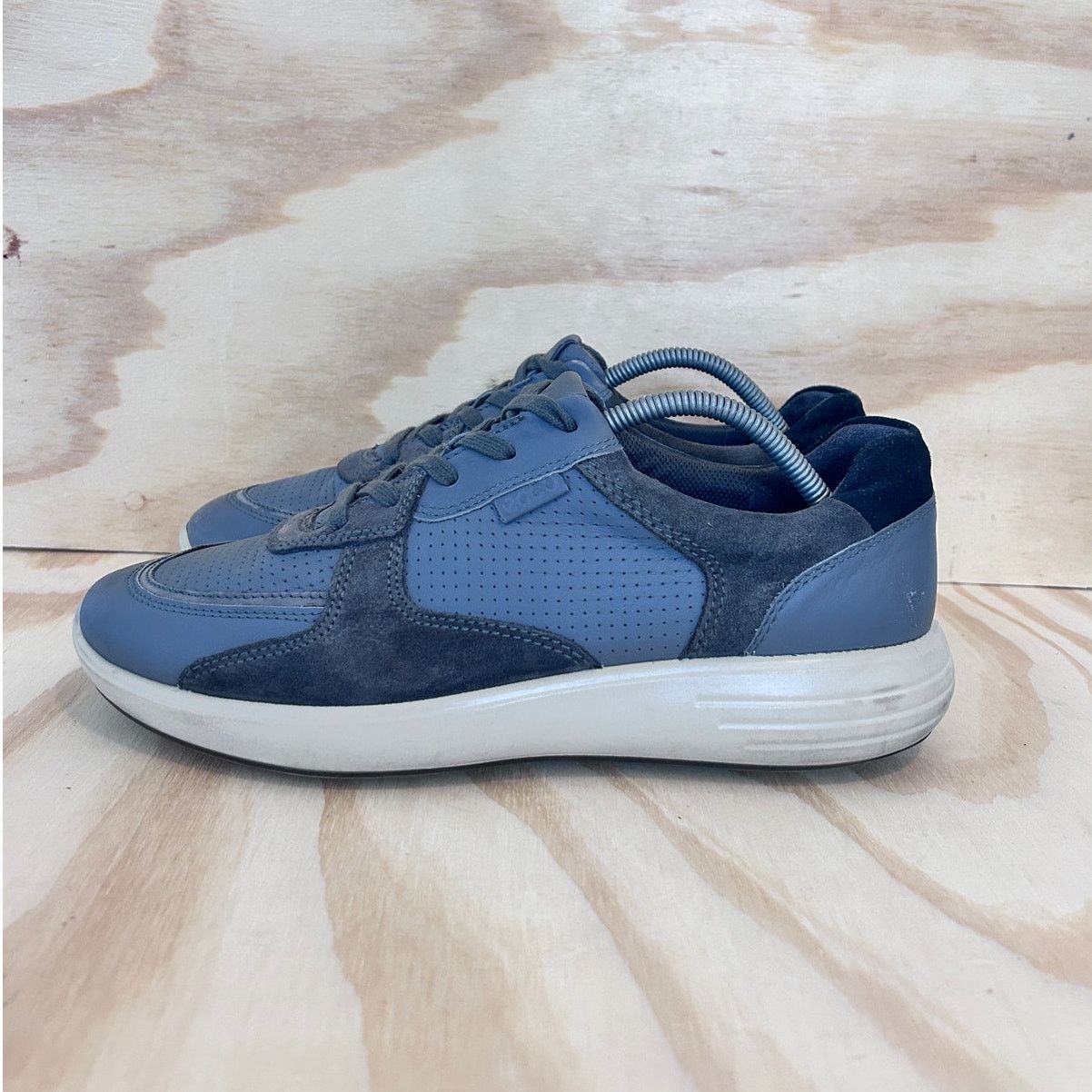 Ecco Ecco - Soft 7 Runner - Tennis Shoes - Blue - Men's - 10 Size US 10 / EU 43 - 3 Thumbnail