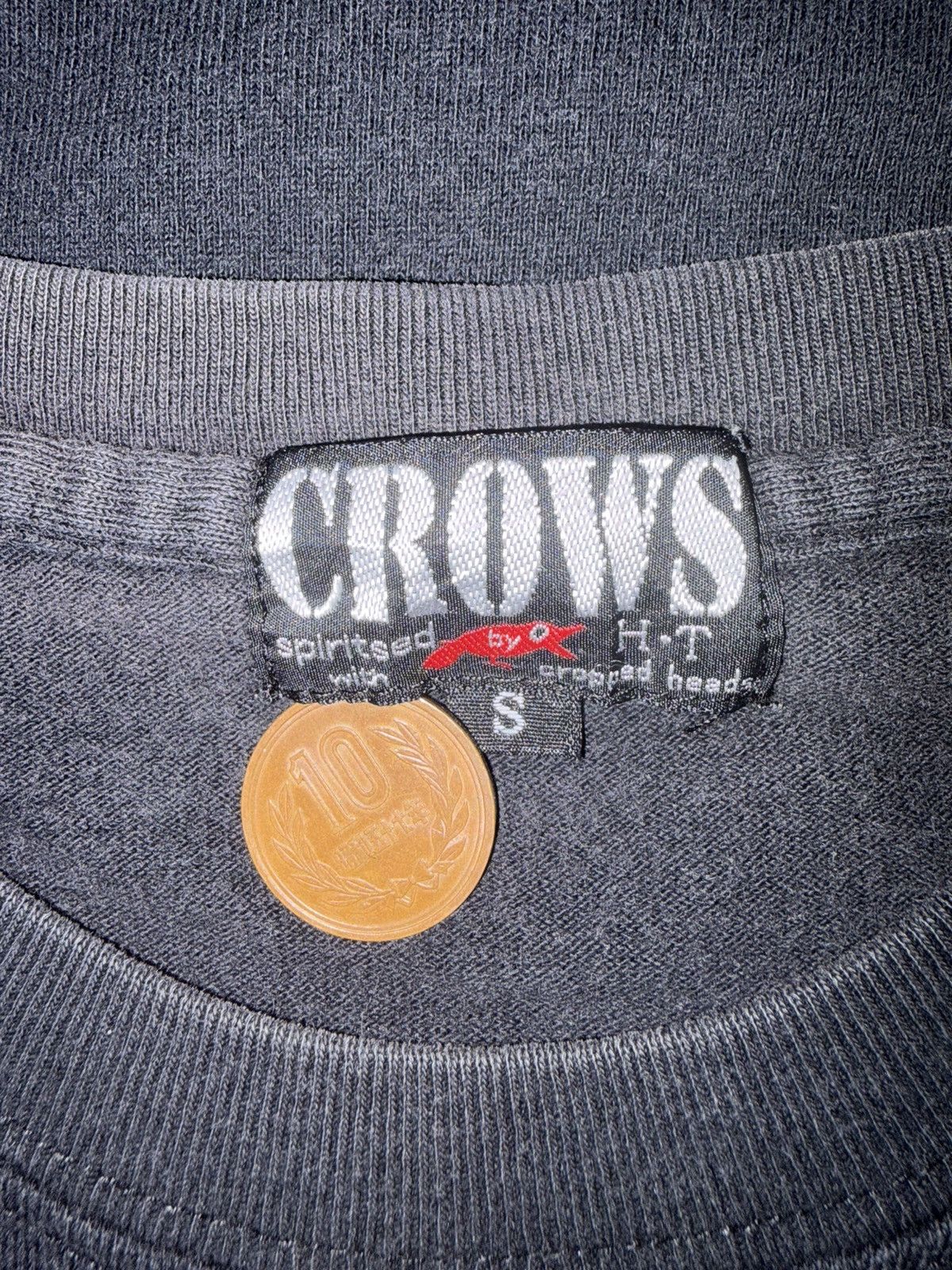 Japanese Brand CROWS 🇯🇵 SKULL WORKS JET MOON EMBROIDERED SKULL CROSSBONE Size US S / EU 44-46 / 1 - 12 Thumbnail