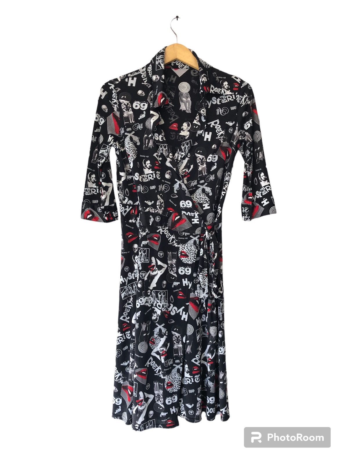 Hysteric Glamour × Japanese Brand × Le Grande Bleu (L.G.B.) 🔥RARE🔥 HYSTERIC GLAMOUR FULL PRINT KIMONO Size ONE SIZE - 1 Thumbnail