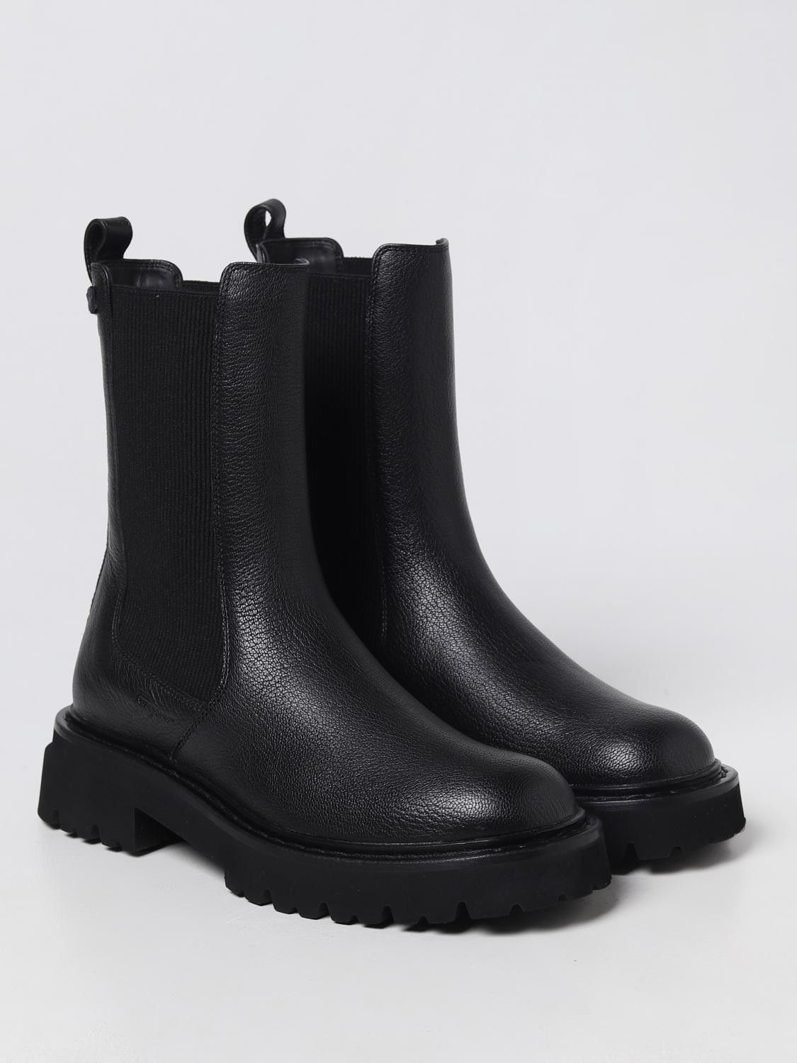 Salvatore Ferragamo o1y0326 Ankle Boots in Black Size US 8 / IT 38 - 4 Thumbnail