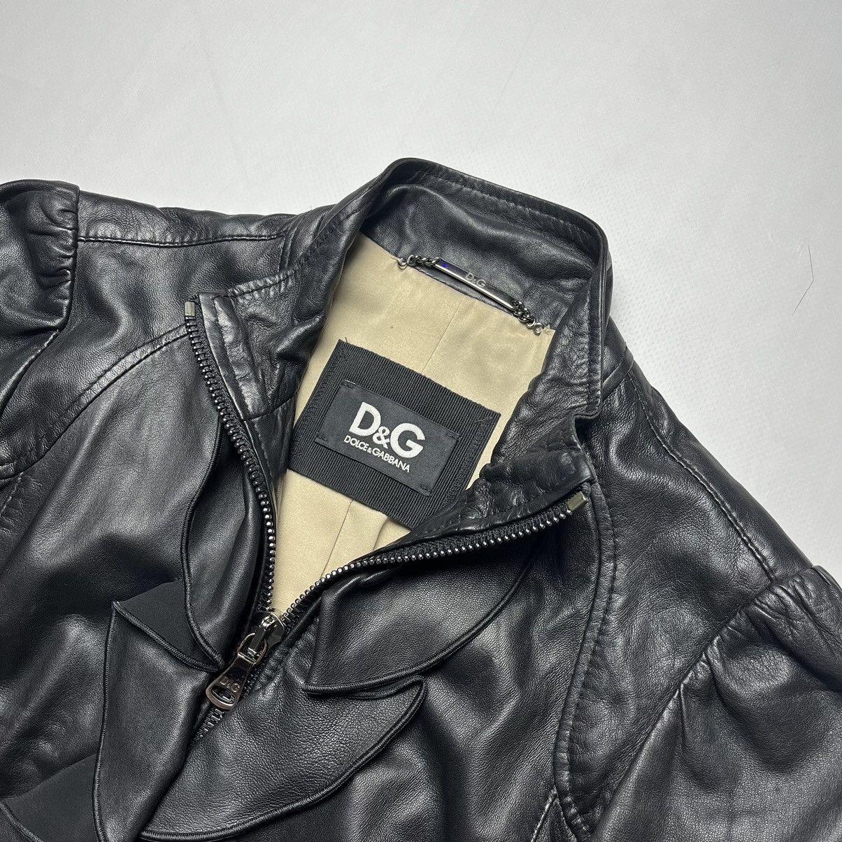 Dolce & Gabbana Dolce Gabbana Leather Jacket Size XS / US 0-2 / IT 36-38 - 4 Thumbnail